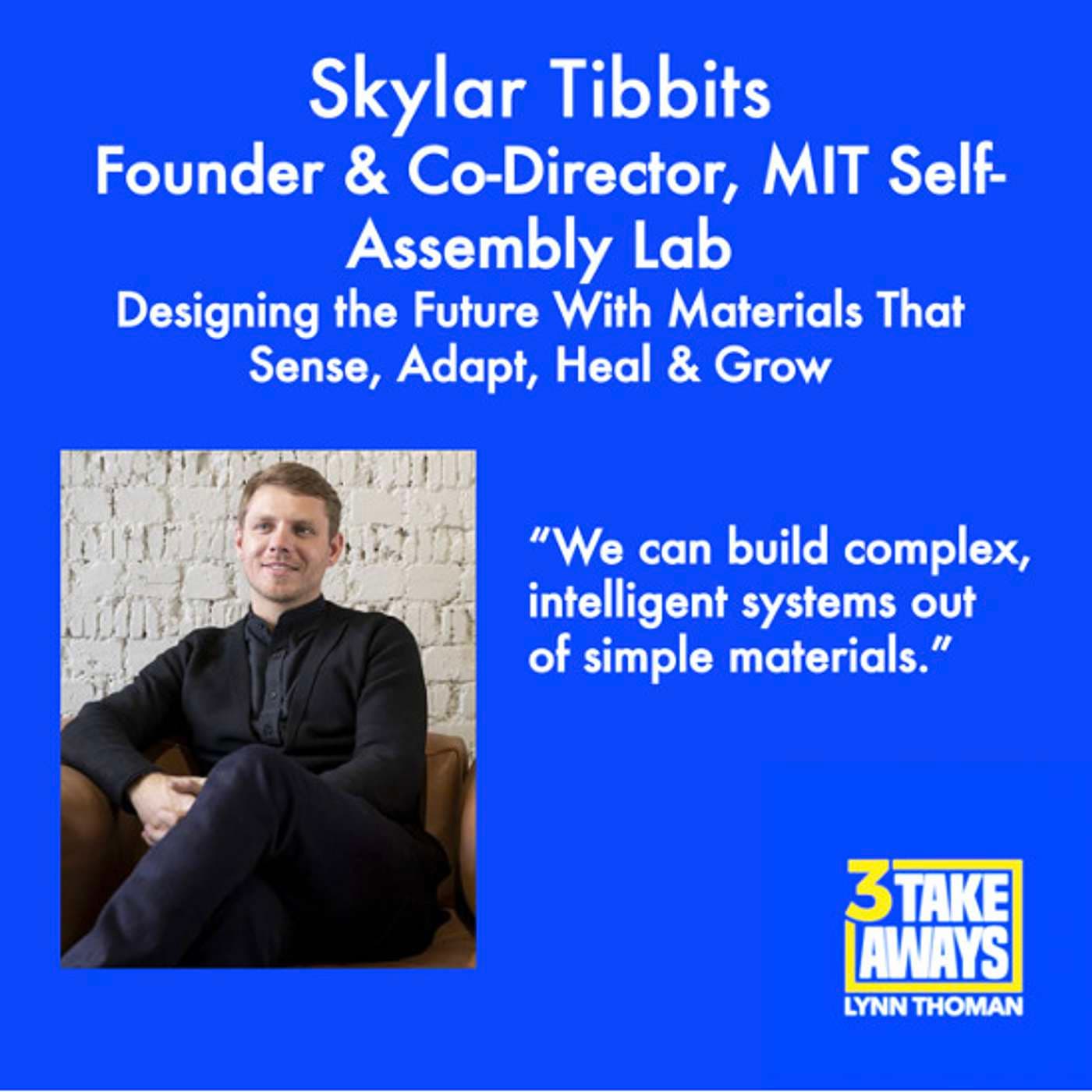 Designing the Future With Materials That Sense, Adapt, Heal & Grow: Founder of MIT's Self-Assembly Lab Skylar Tibbits (#48) artwork