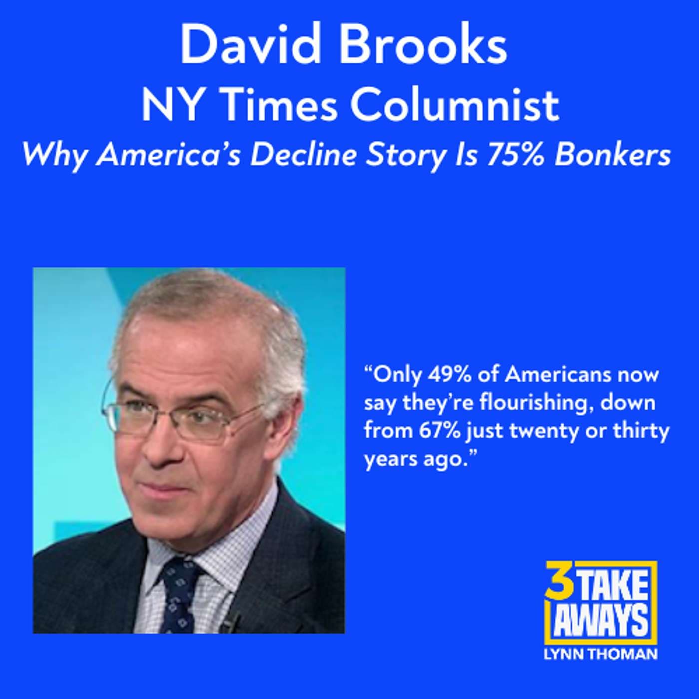 David Brooks: Why America’s Decline Story Is 75% Bonkers (#267) artwork