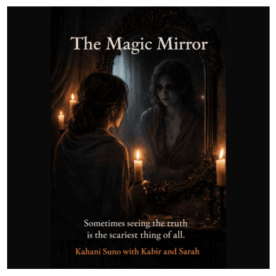 Story 13: The Magic Mirror - A horror story! artwork