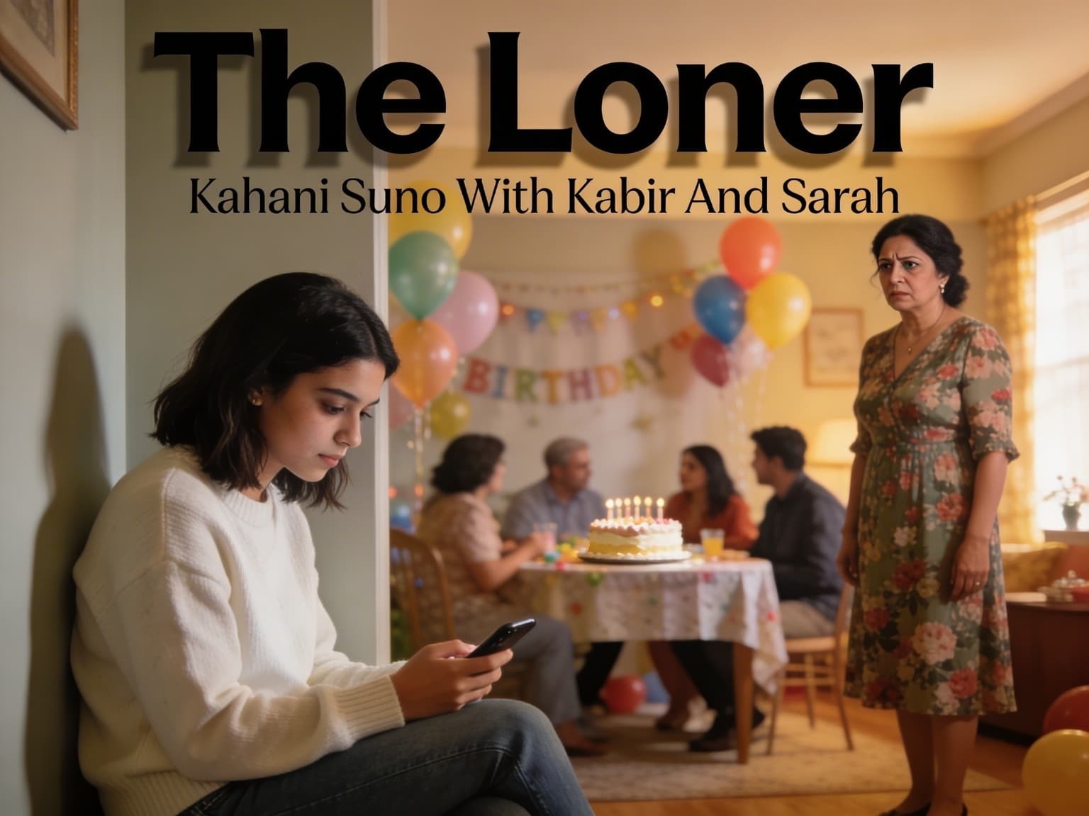 Story 6 :The Loner: An unconventional short story artwork
