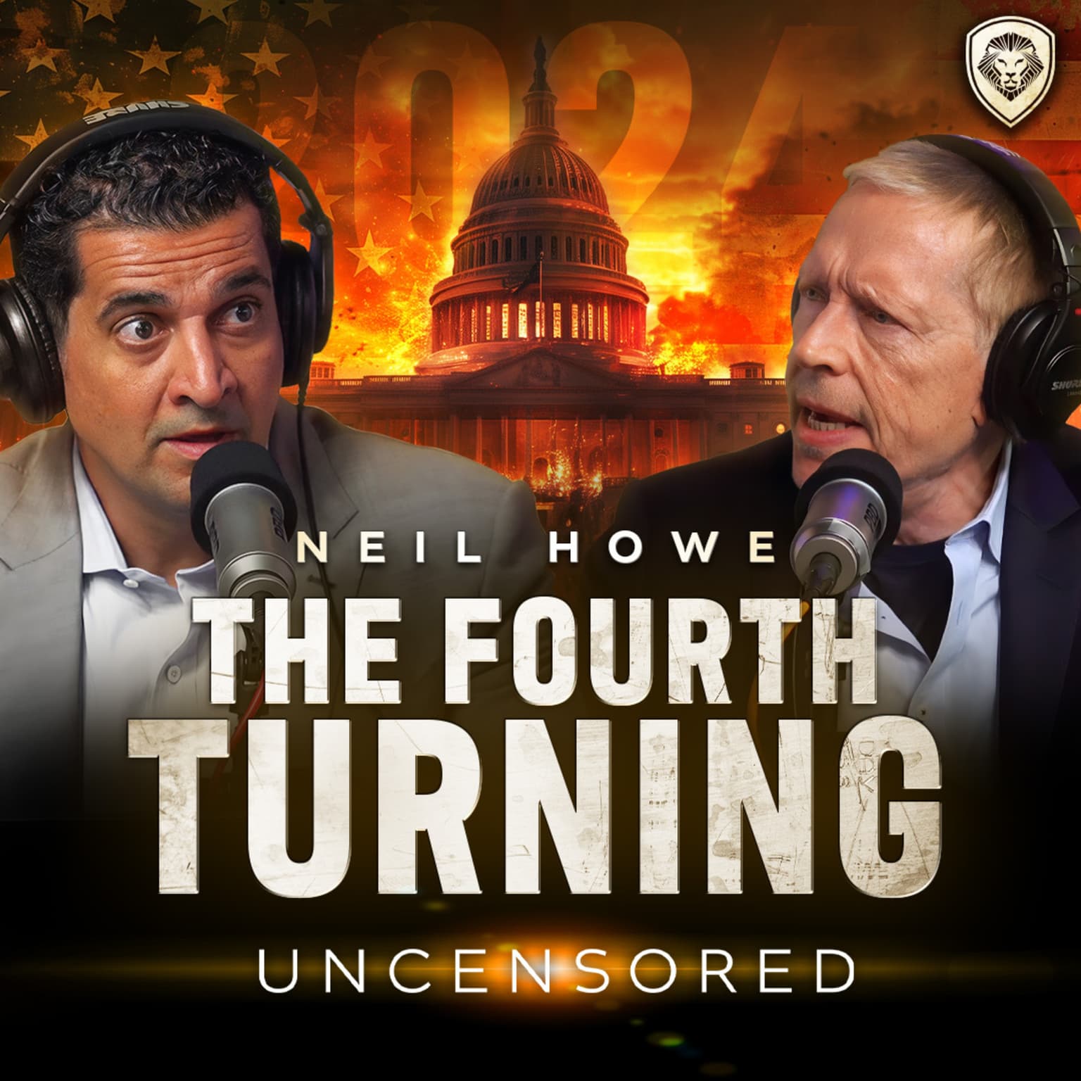“History Comes In Patterns” Neil Howe: Civil War, Market Crashes, and The Fourth Turning | PBD Podcast | Ep. 441 artwork