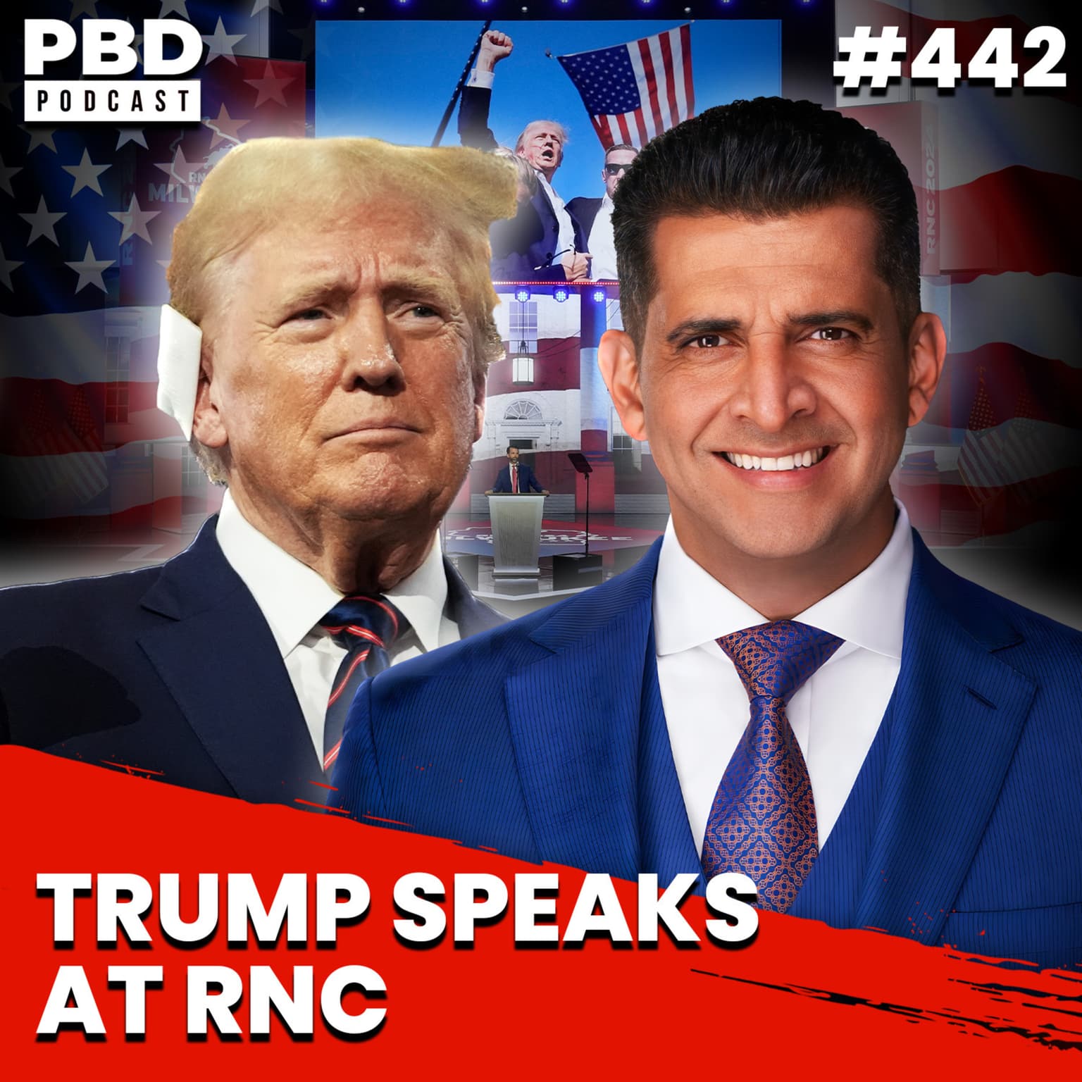 Trump's RNC Speech - Patrick Bet-David & the Home Team React! | PBD Podcast | Ep. 442 artwork