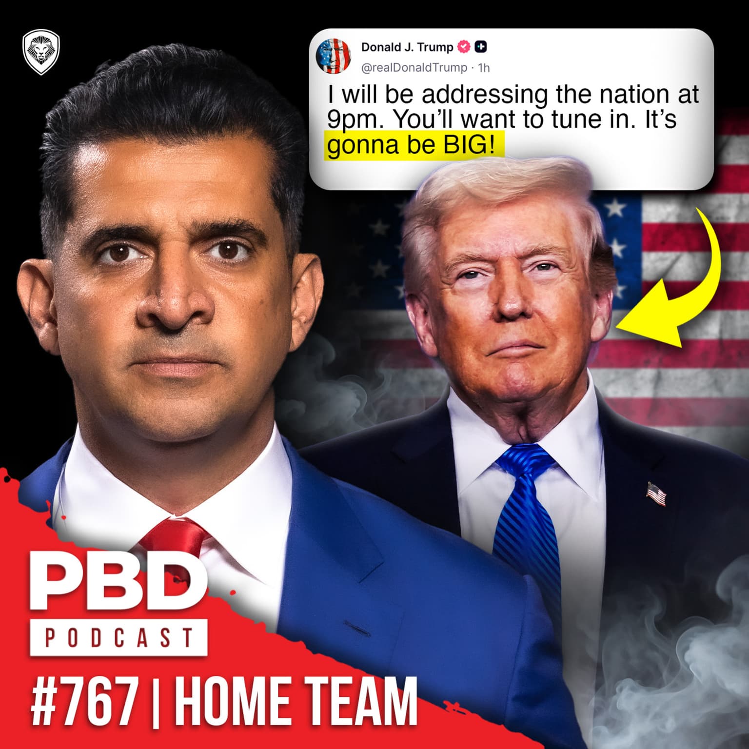 Trump To Address Nation + Dave Smith Debate | PBD #767 artwork