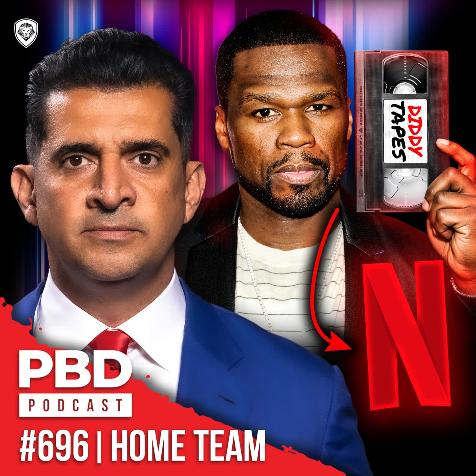50 Cent's Diddy Doc, Tucker's Qatar Announcement, Tim Pool Shooting + Musk's EU Fine | PBD Podcast artwork