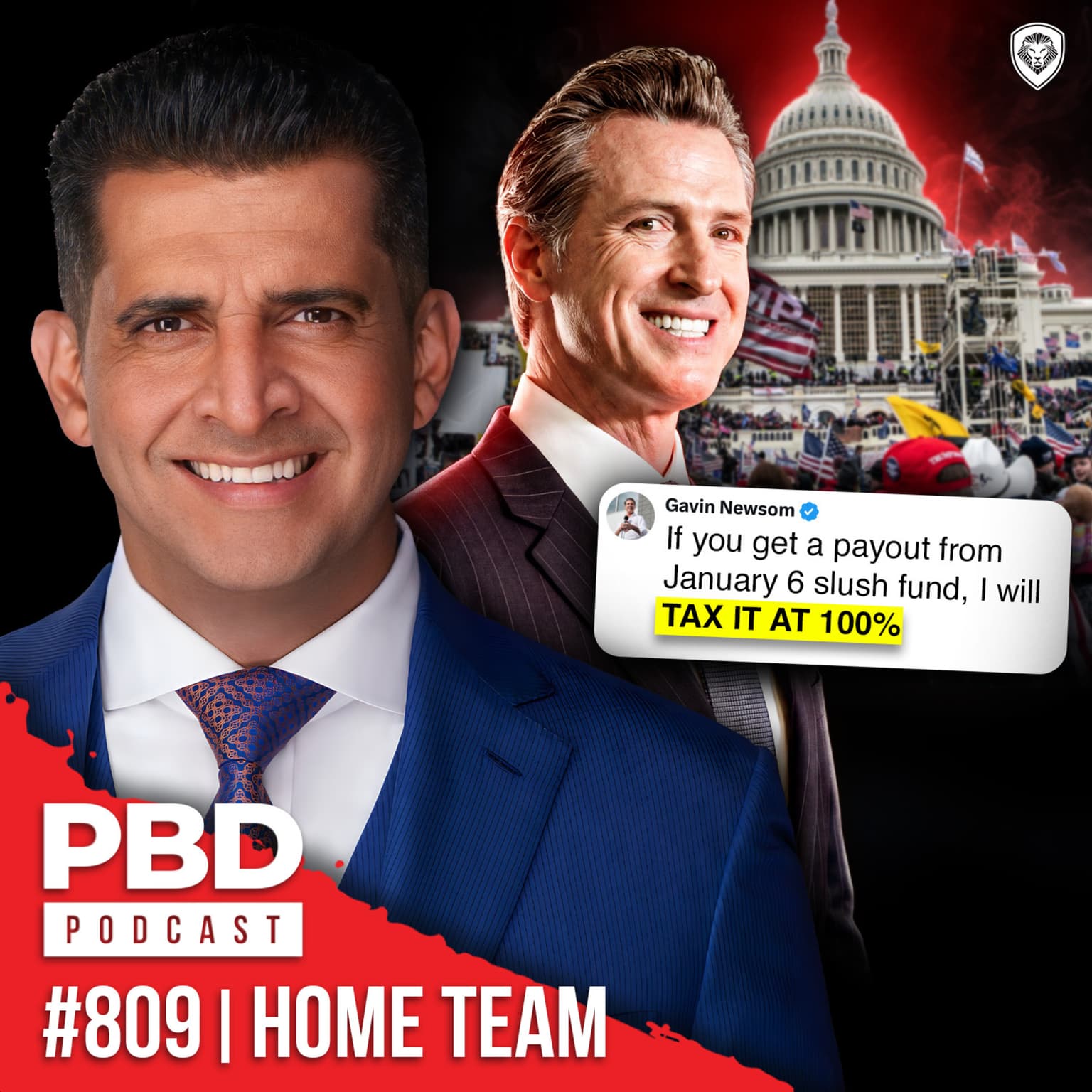 Newsom's 100% Tax Threat + $40M CIA Gold Heist artwork