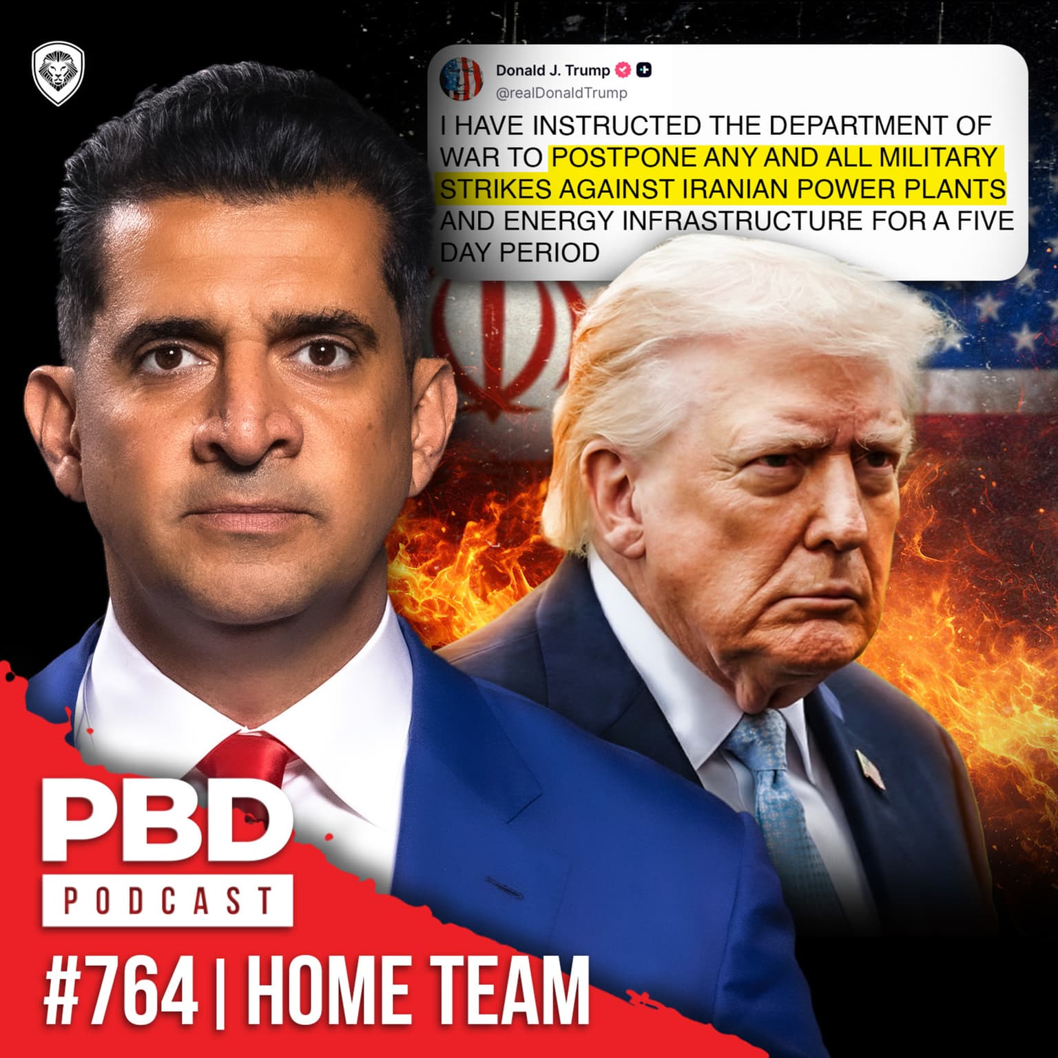 Trump EXTENDS Iran Ultimatum + DHS Shutdown Causes TSA CHAOS | PBD #764 artwork