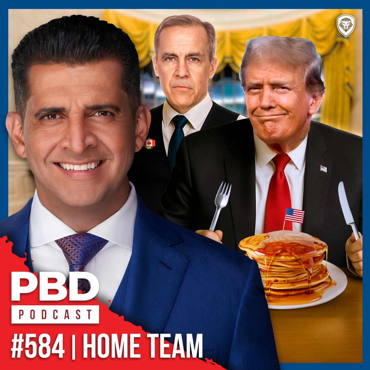 Epstein–Prince Andrew SHOCKING Update, Trump HUMILIATES Carney, India v Pakistan | PBD Podcast | 584 artwork