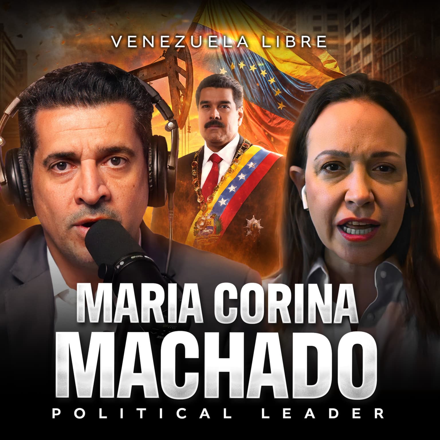 "Free Venezuela" - Maria Corina Machado on Maduro, Election Fraud, and Hezbollah’s Influence | PBD Podcast | Ep. 495 artwork