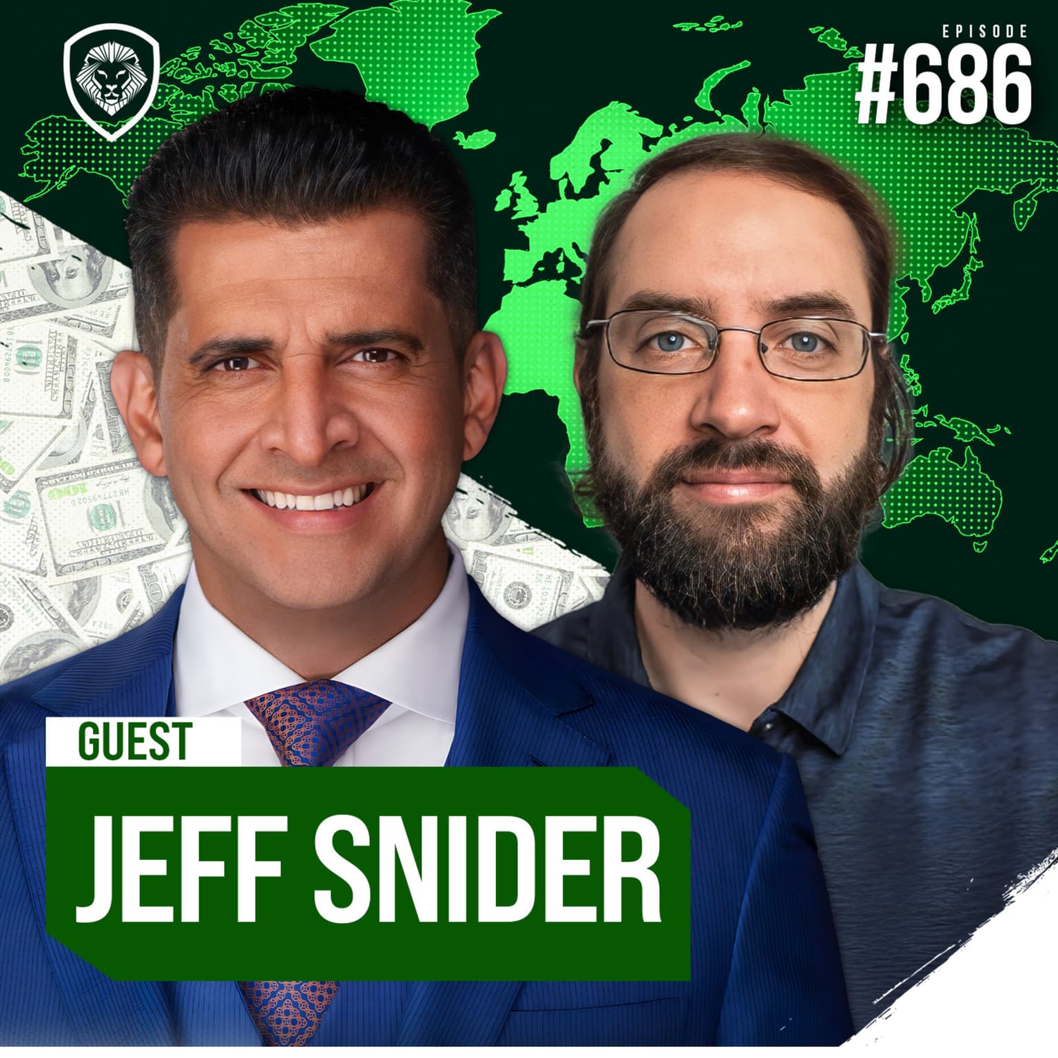 Epstein Bill Passes, Trump's 'Piggy' Slam & MBS Visit, Bitcoin Freefall + Tim Cook Steps Down? | PBD Podcast | Ep. 686 artwork