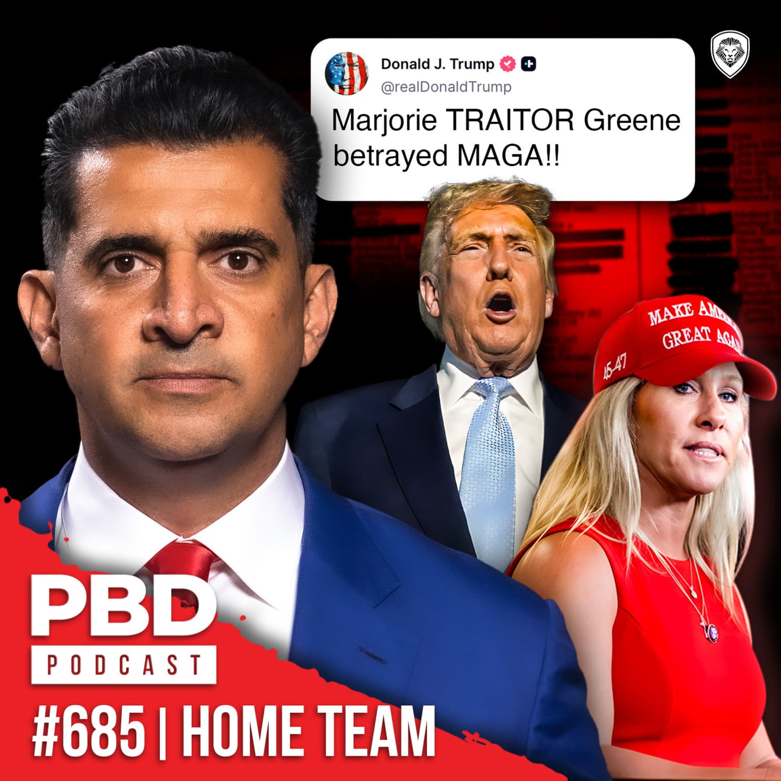 Trump vs Massie & MTG, $5B BBC Lawsuit, Epstein Files Shocker + Tucker's Deep Dive | PBD Podcast Ep. 685 artwork