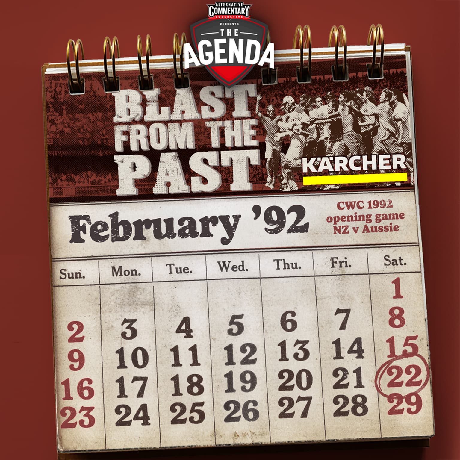 "Blast From The Past - Ep One: '92 CWC Opening Game NZ Vs Aussie" artwork