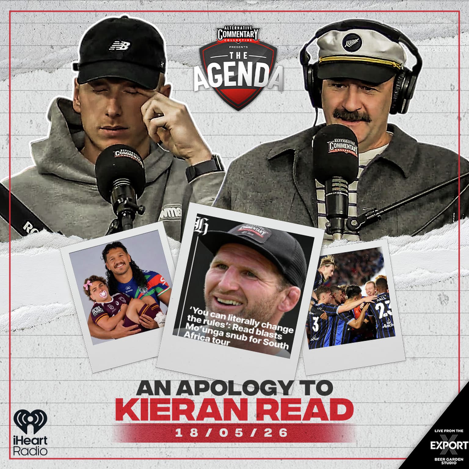"An Apology To Kieran Read" artwork