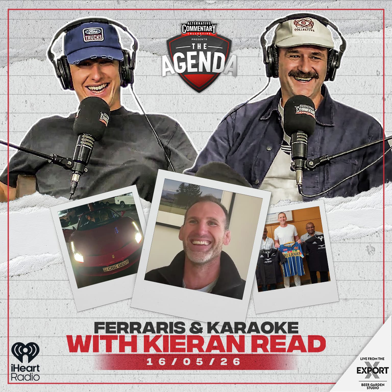 "Ferraris & Karaoke With Kieran Read" artwork