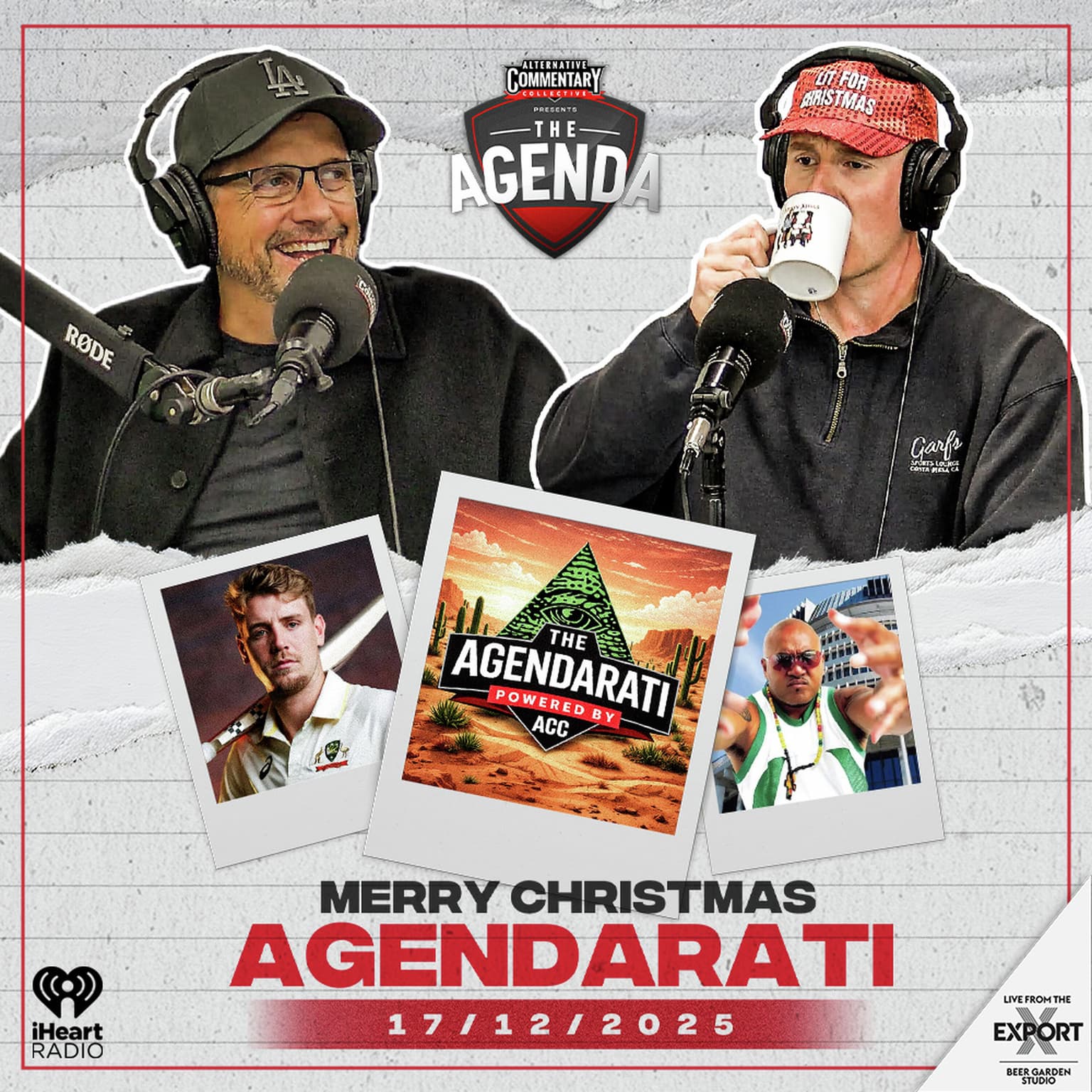"Merry Christmas Agendarati" artwork