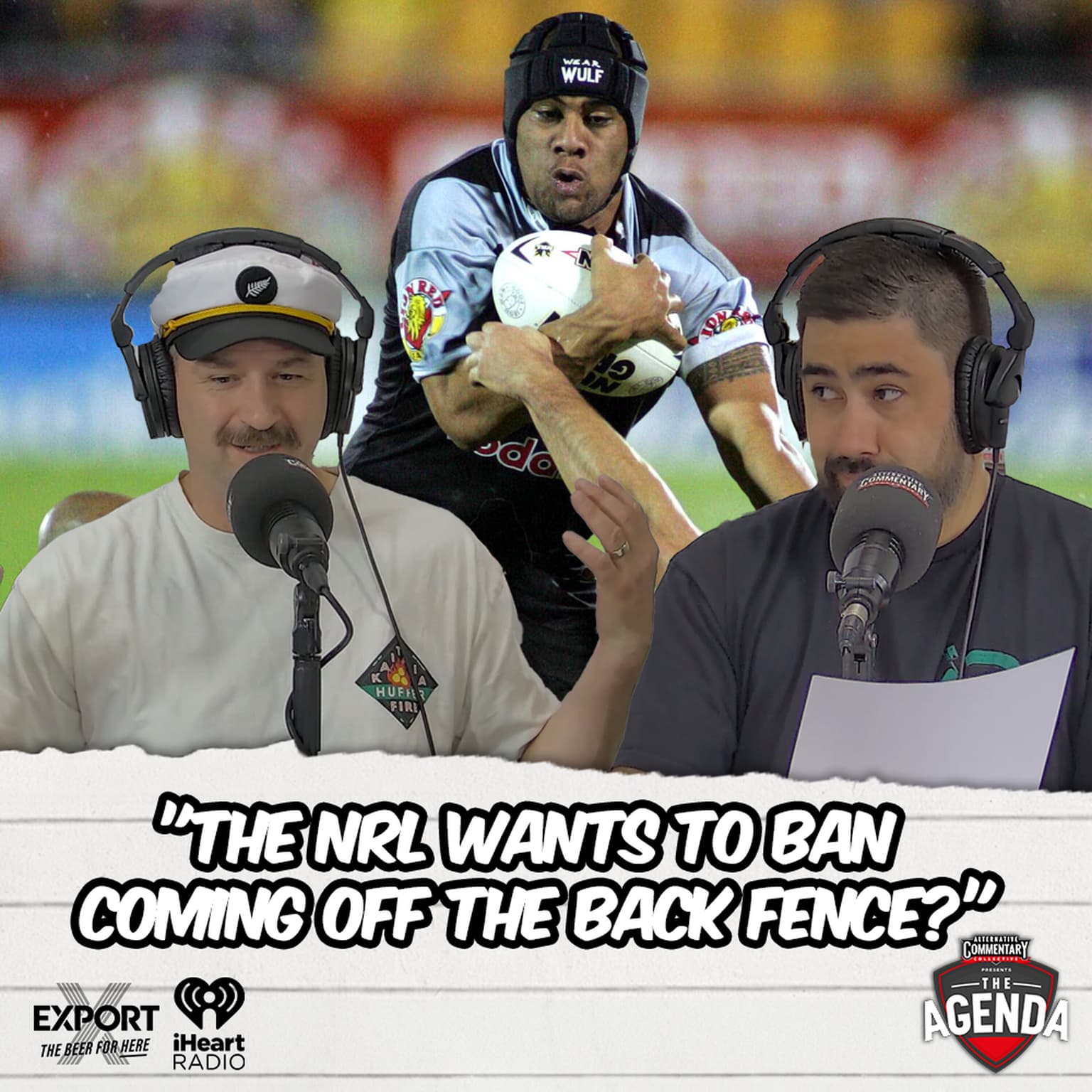 "The NRL Wants To Ban Coming Off The Back Fence?" artwork