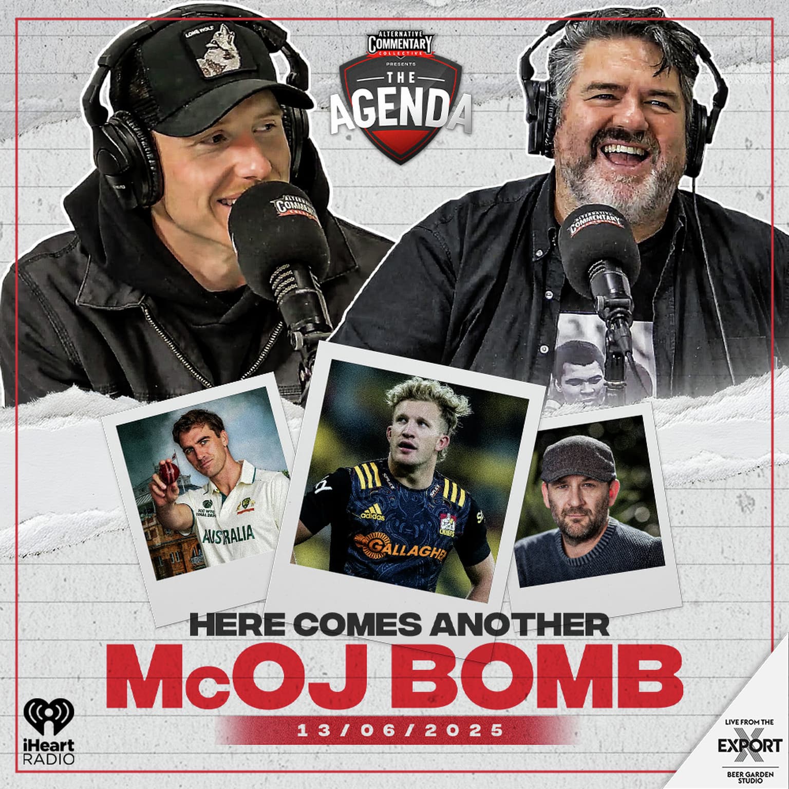 "Here Comes Another McOJ Bomb" artwork