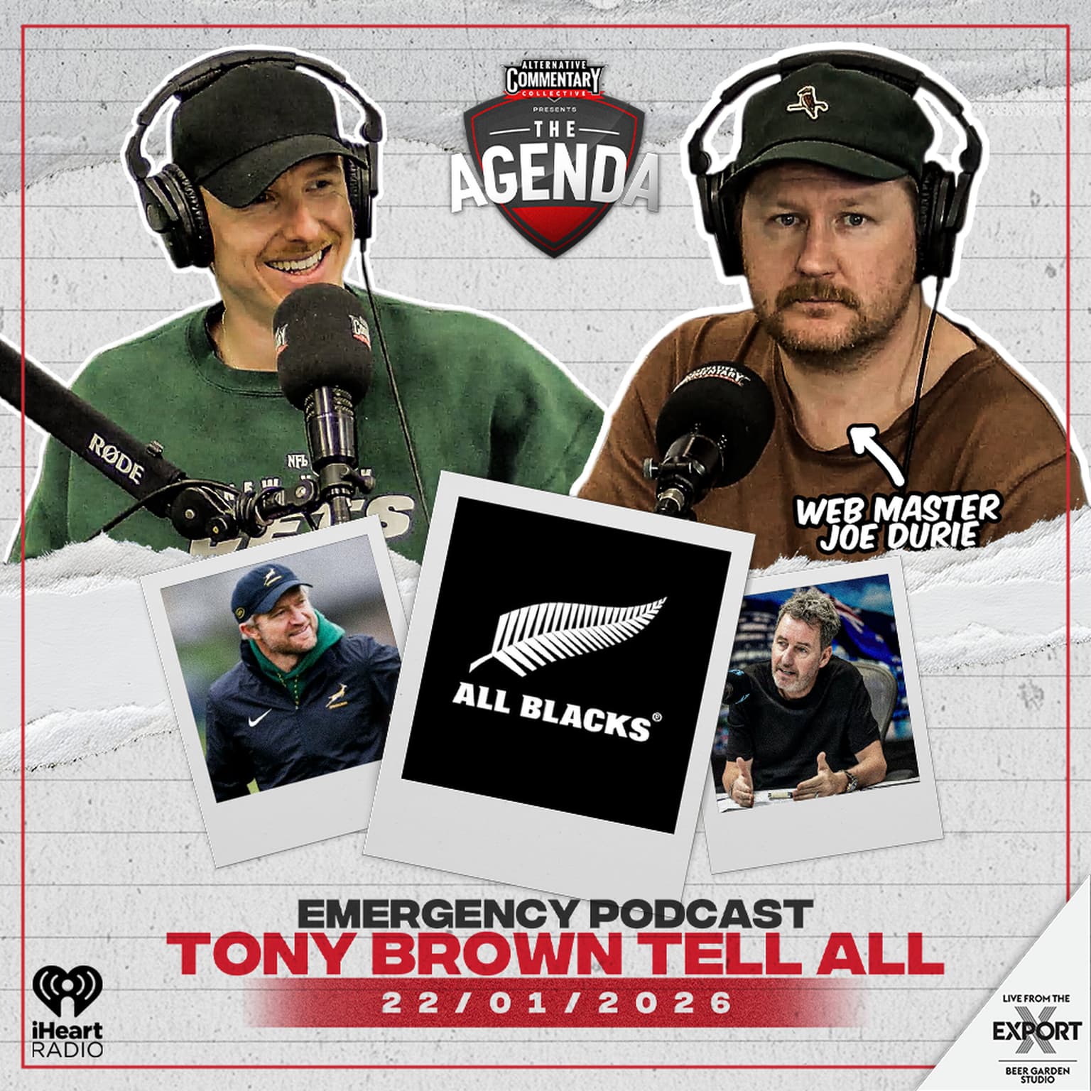 "Emergency Podcast: Tony Brown Tell All" artwork