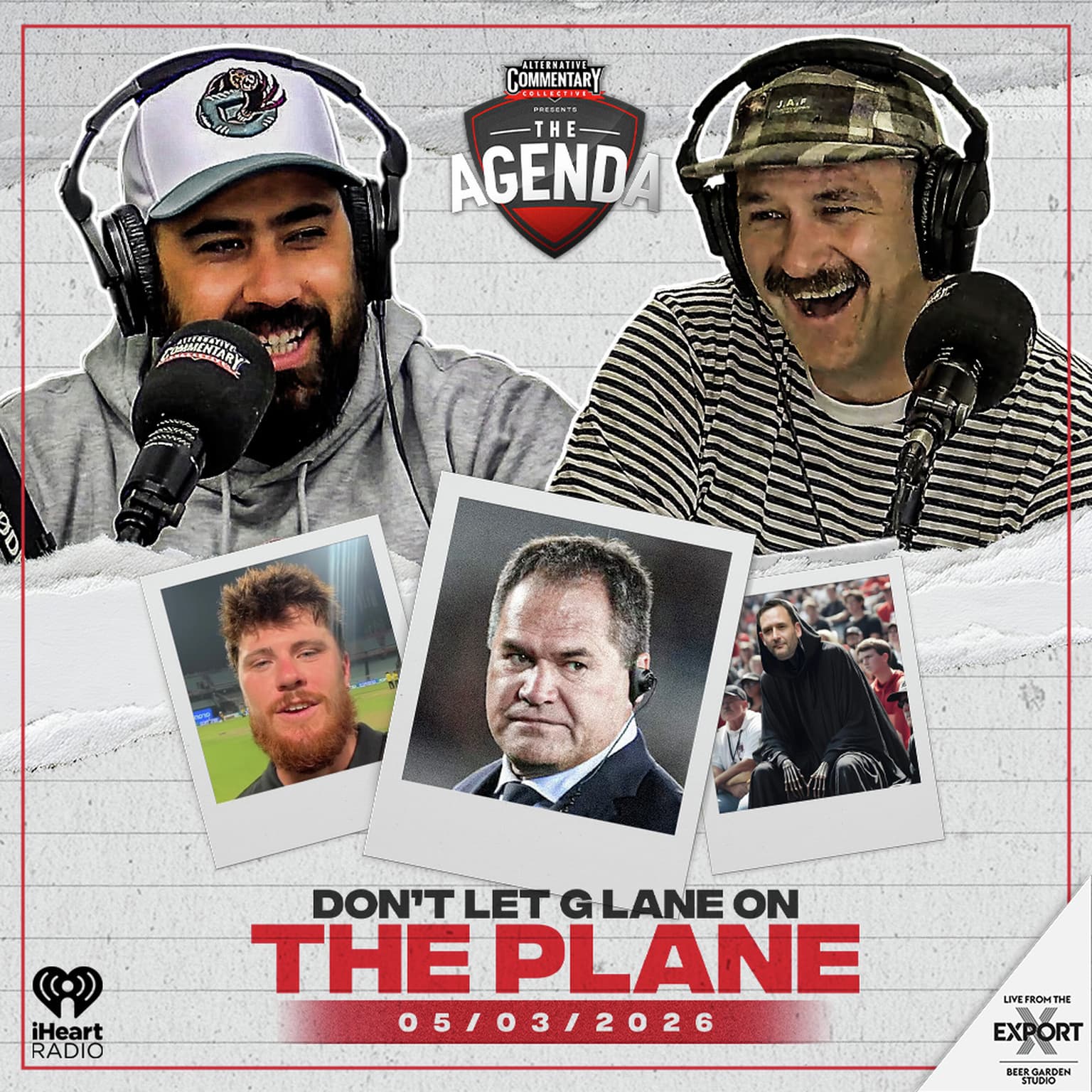 "Don't Let G Lane On The Plane!" artwork