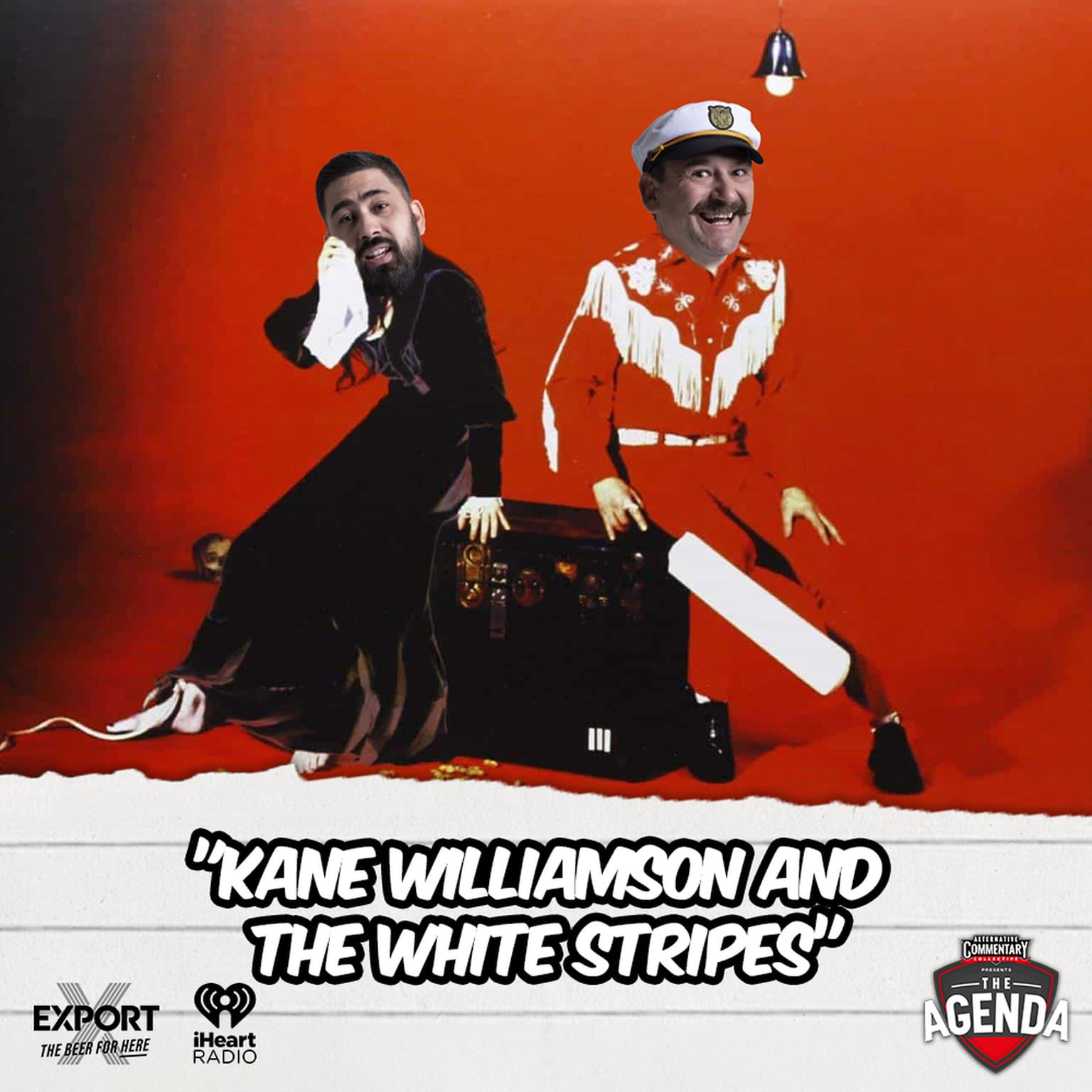 "Kane Williamson & The White Stripes" artwork