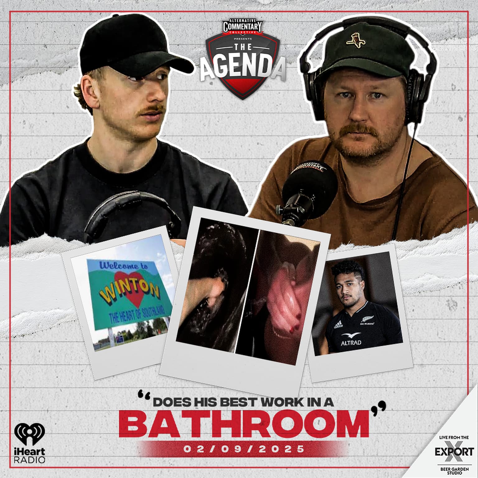"Does His Best Work In A Bathroom" artwork