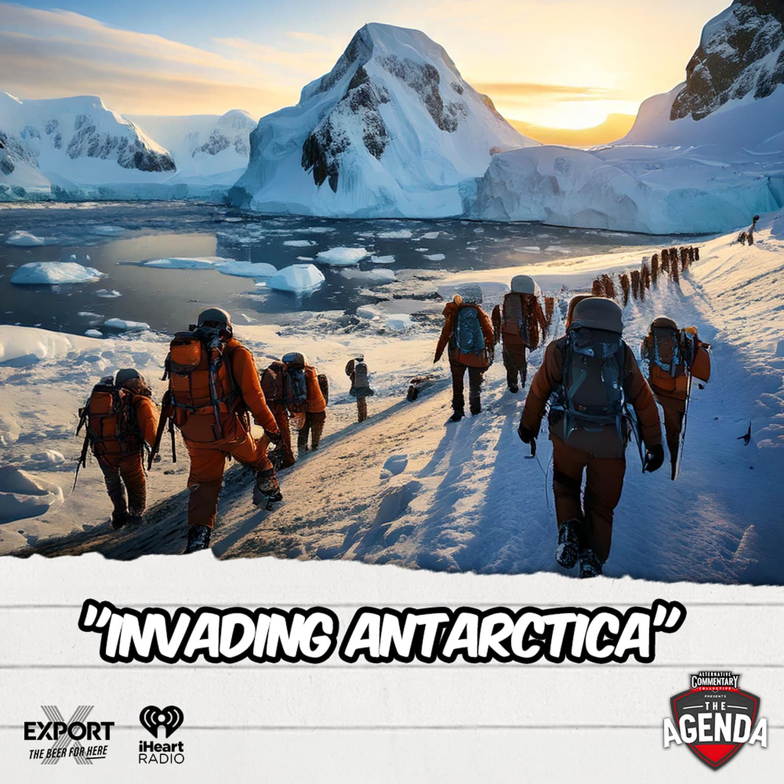 "Invading Antarctica" artwork