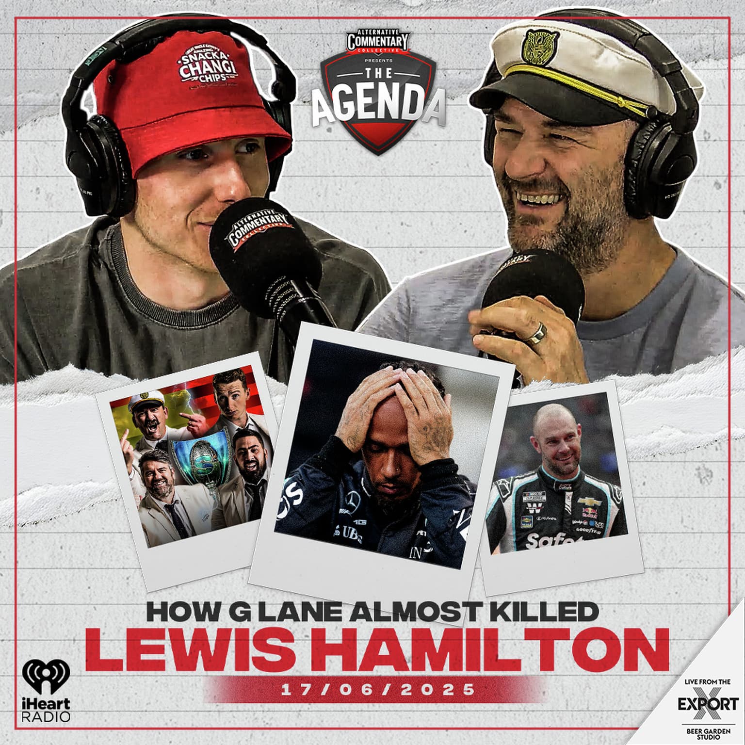 "How G Lane Almost Killed Lewis Hamilton" artwork