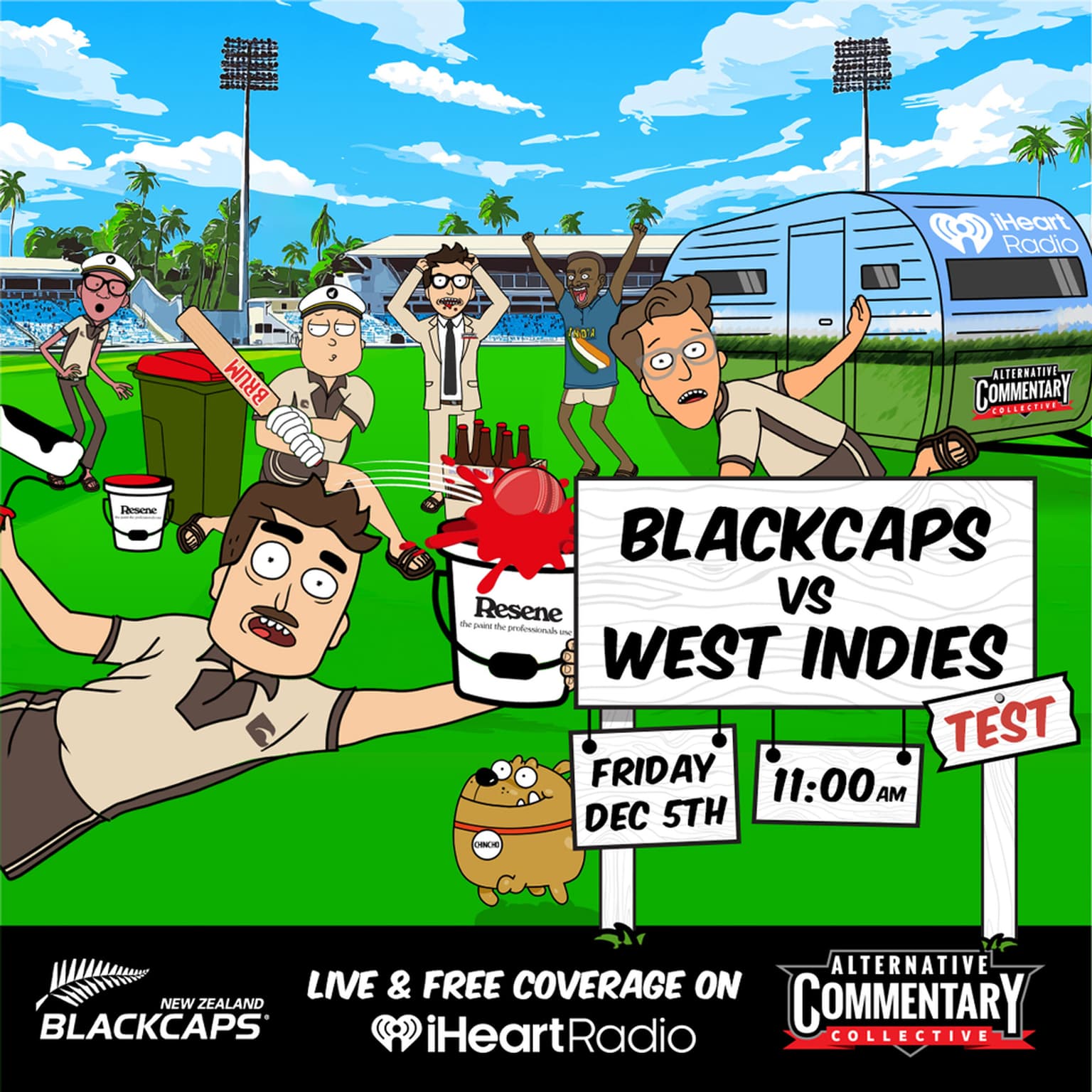 Caravan Episode: Black Caps Vs West Indies - 1st Test Day 4 artwork