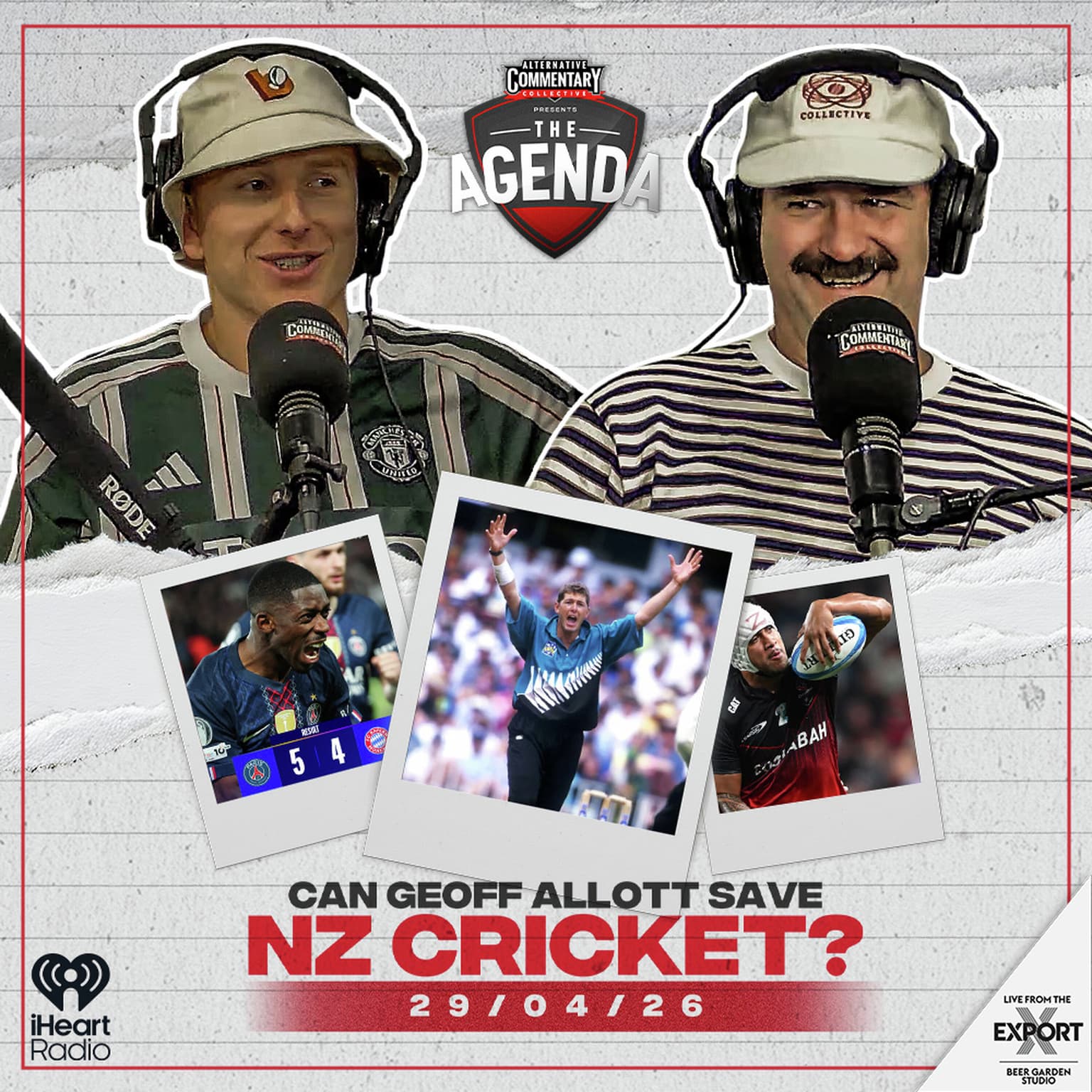 "Can Geoff Allott Save NZ Cricket?" artwork