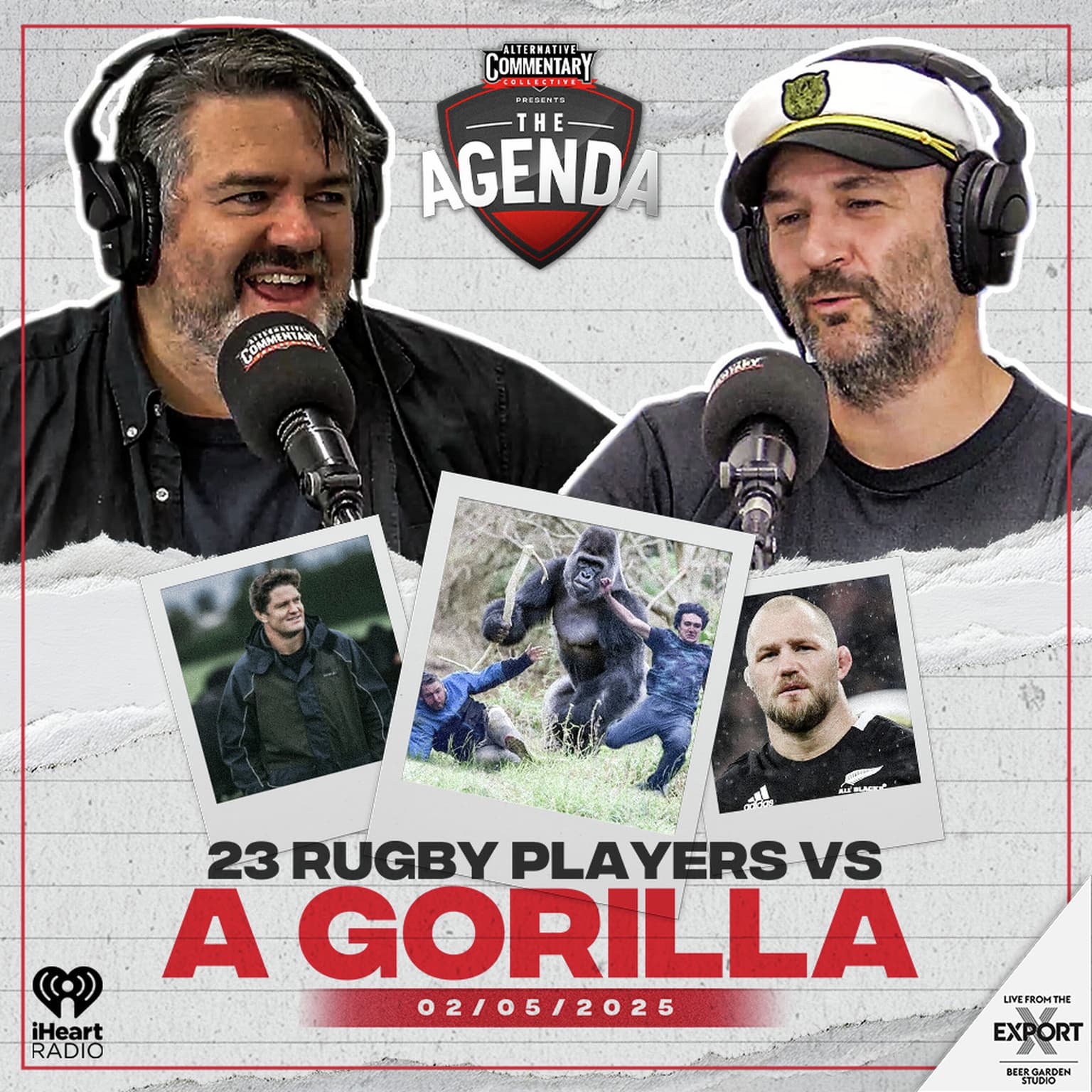 "23 Rugby Players Vs A Gorilla" artwork
