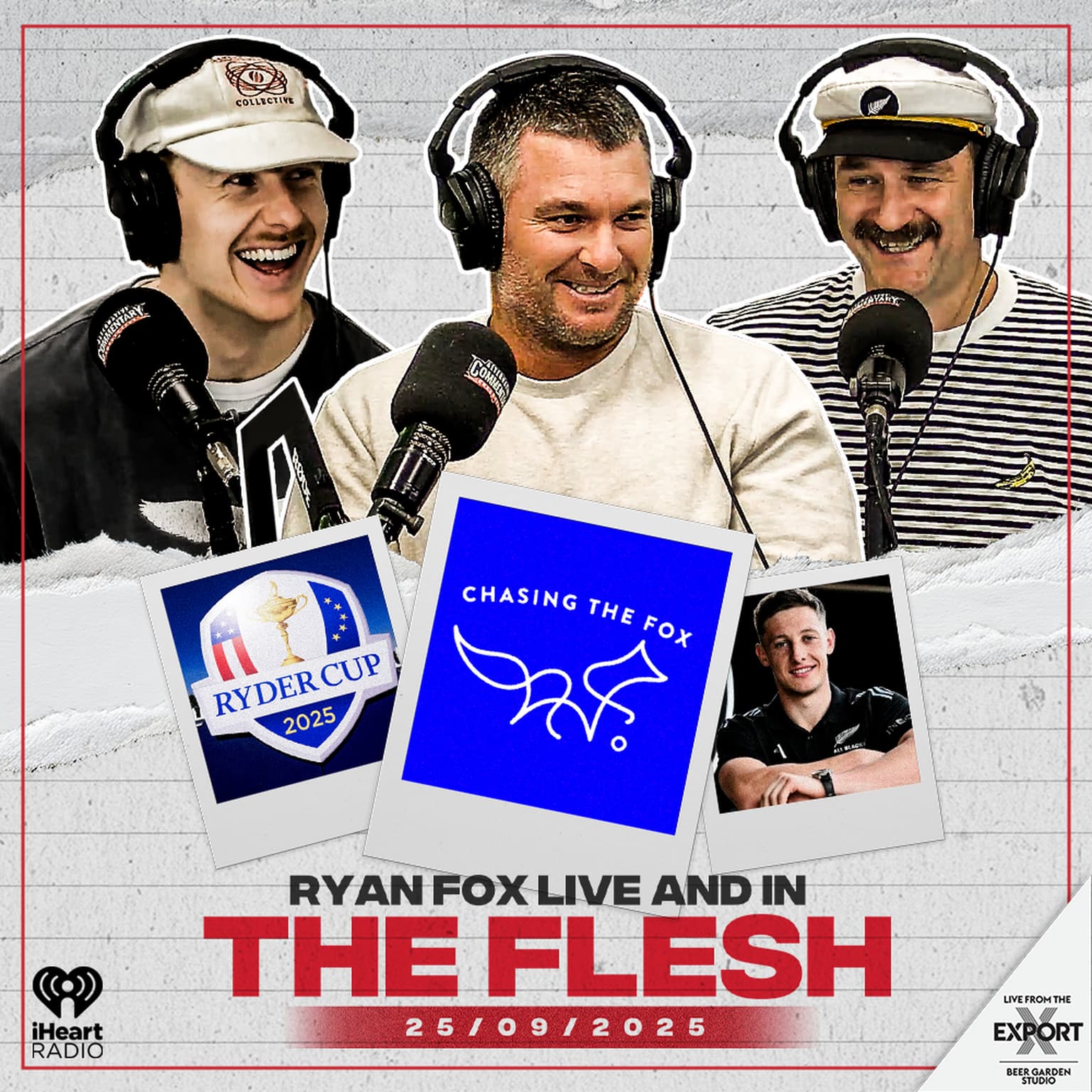 "Ryan Fox Live And In The Flesh" artwork
