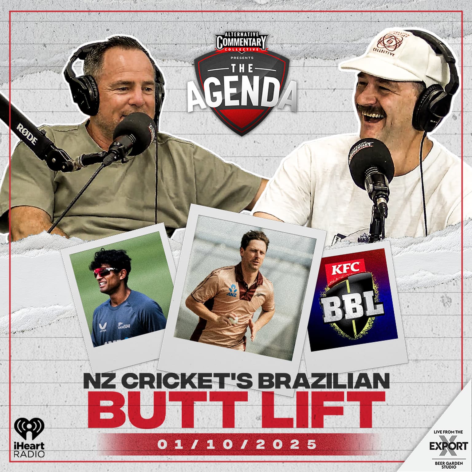 "NZ Cricket's Brazilian Butt Lift" artwork