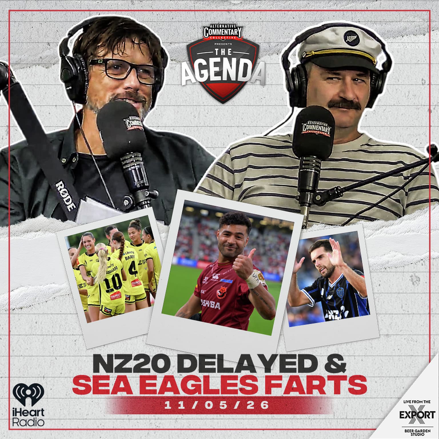 "NZ20 Delayed & Sea Eagles Farts" artwork