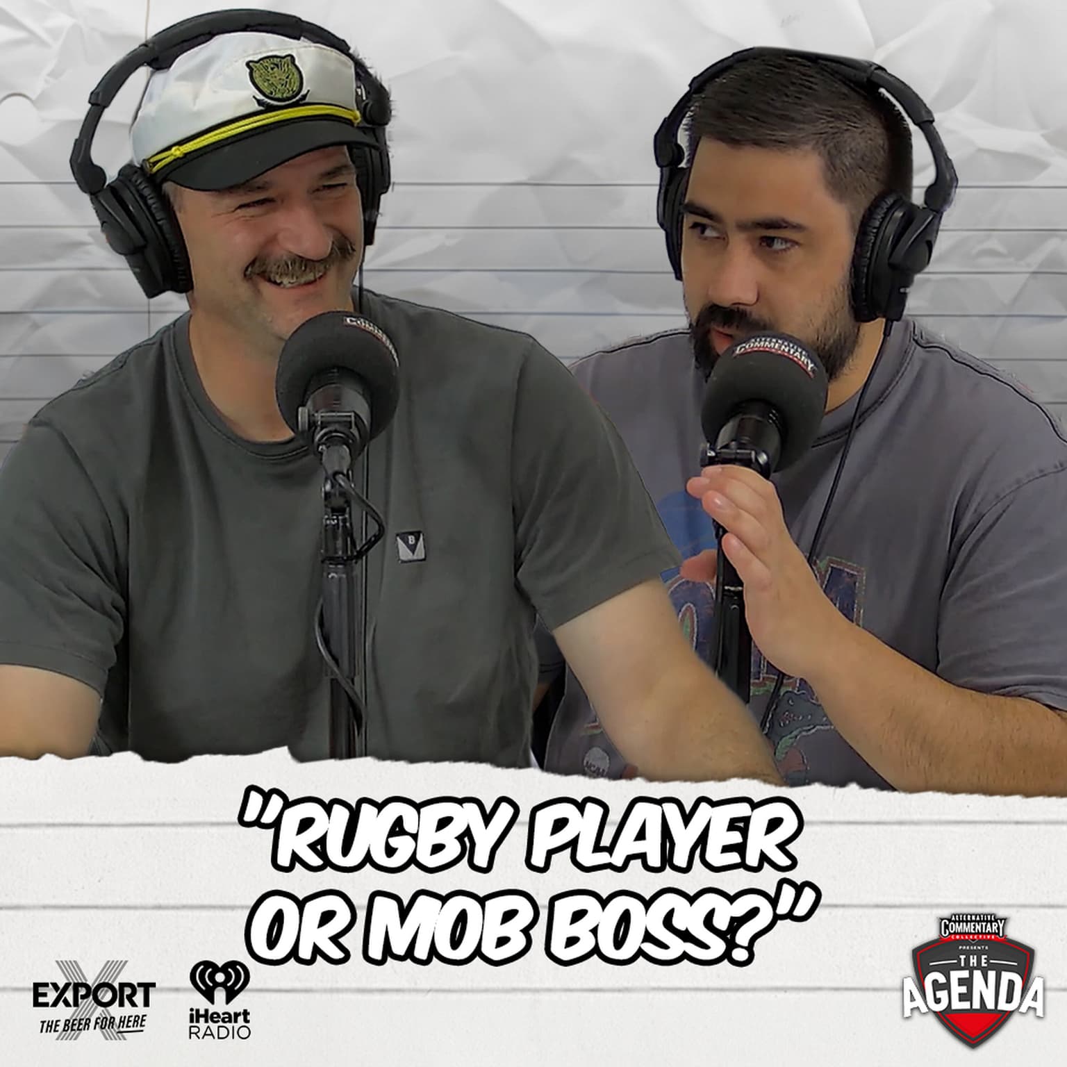 "Rugby Player Or Mob Boss?" artwork