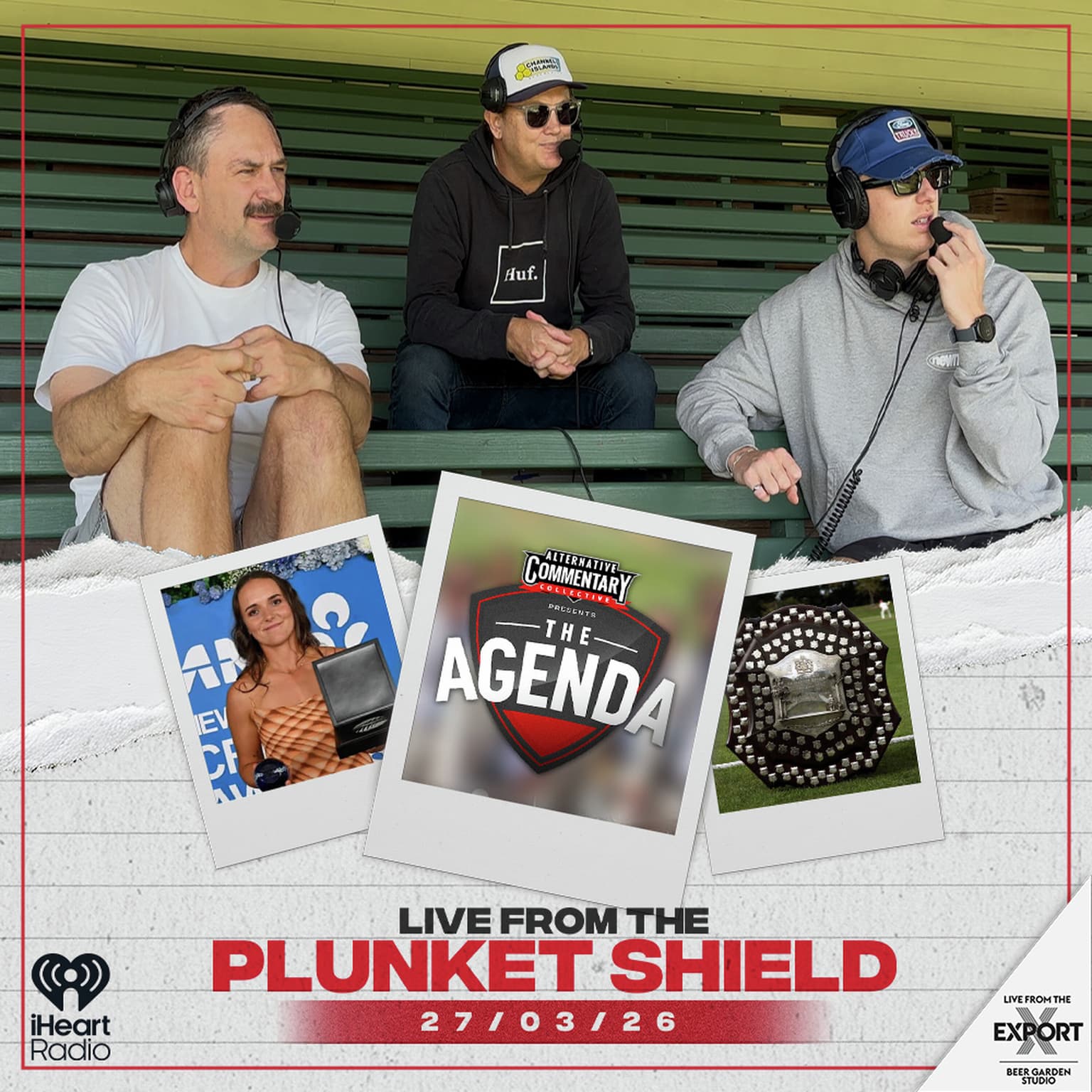 "Live From The Plunket Shield" artwork