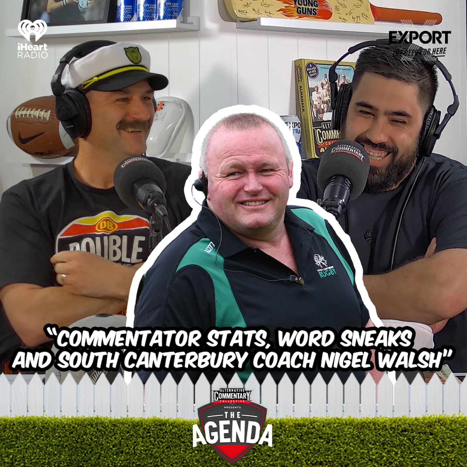 "Commentator Stats, Word Sneaks & South Canterbury Head Coach Nigel Walsh" artwork