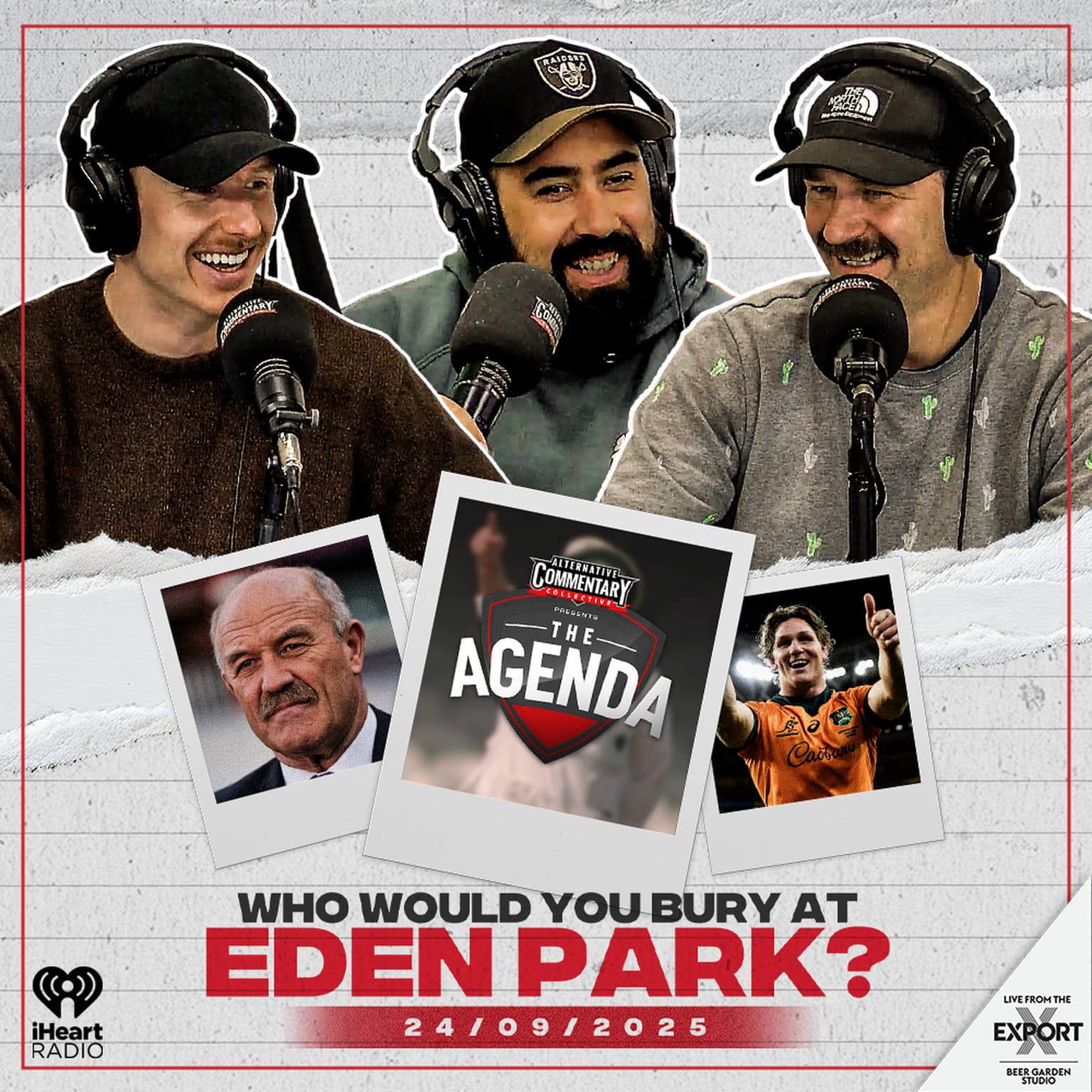 "Who Would You Bury At Eden Park?" artwork