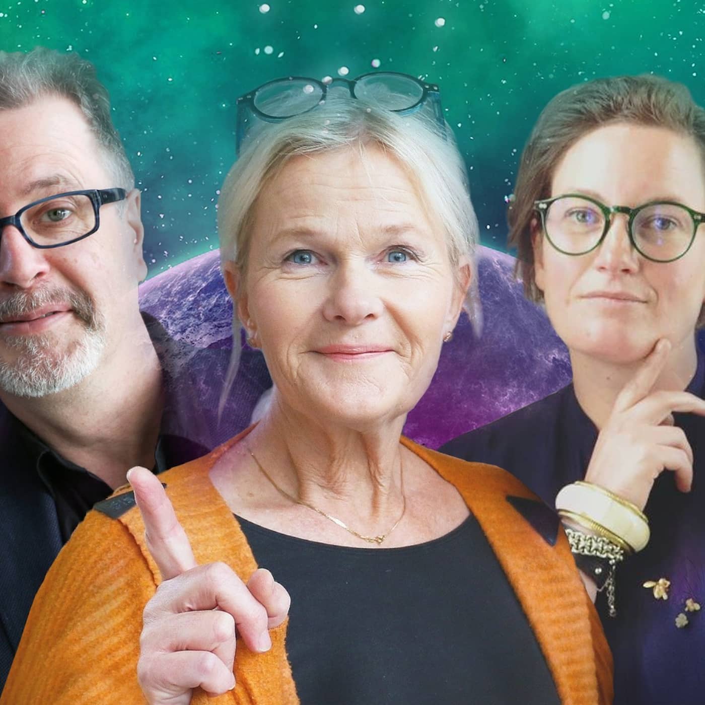 Framtiden är snygg, landet är lösningen & om multipla personligheter i Spanarna! artwork