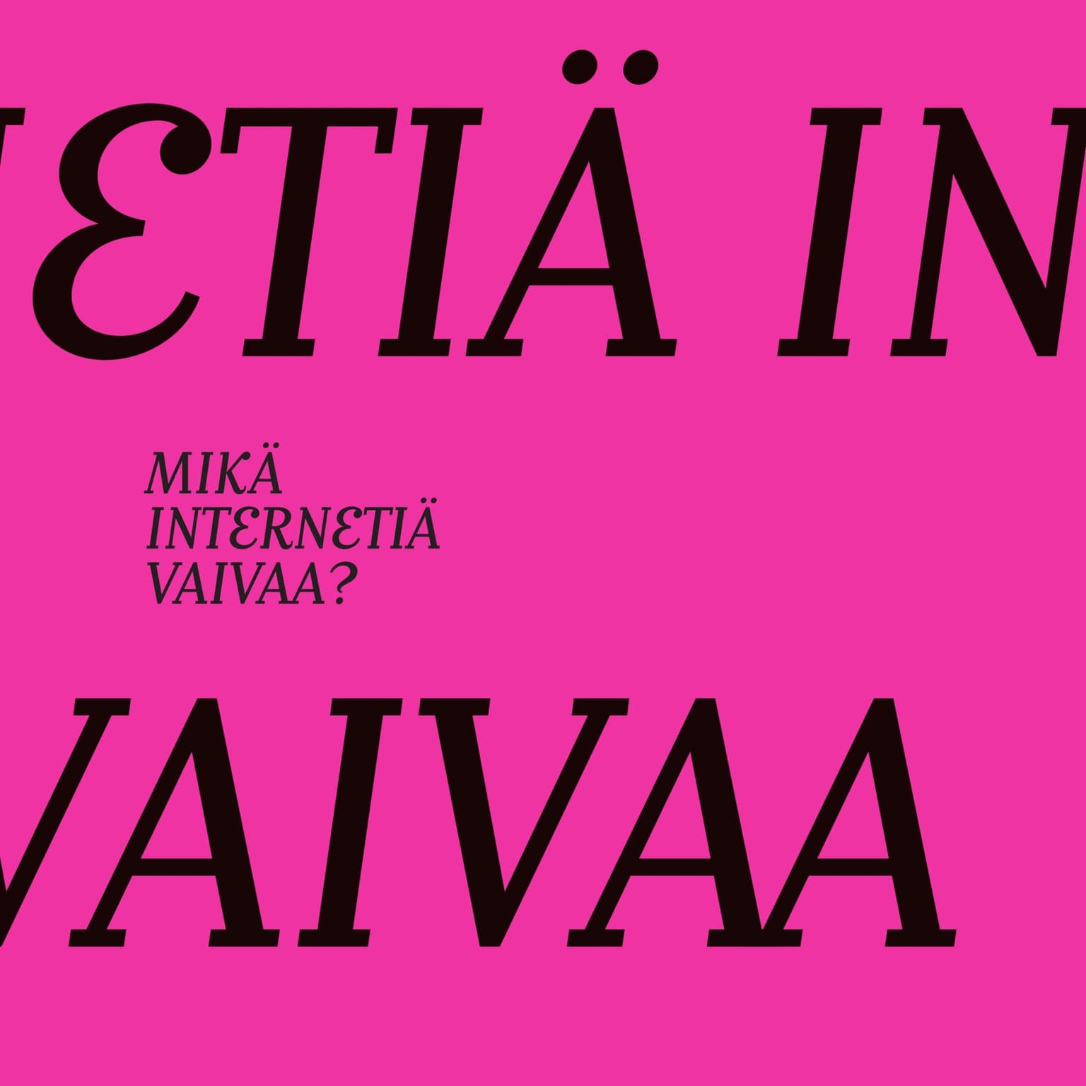 Lukupiiri osa II: Mikä internetiä vaivaa? artwork