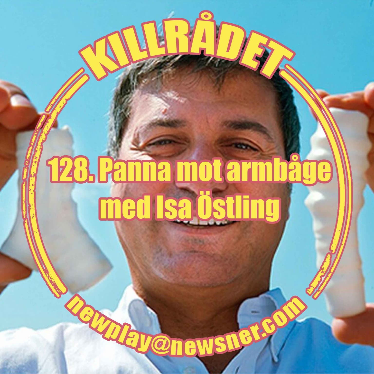128. Panna mot armbåge med Isa Östling artwork