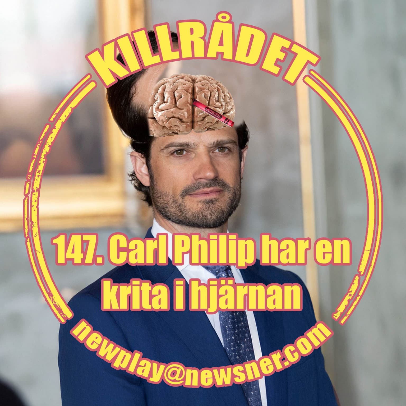 147. Carl Philip har en krita i hjärnan artwork
