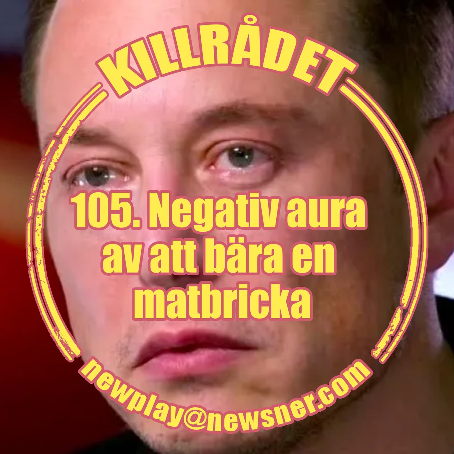 105. Negativ aura av att bära en matbricka artwork