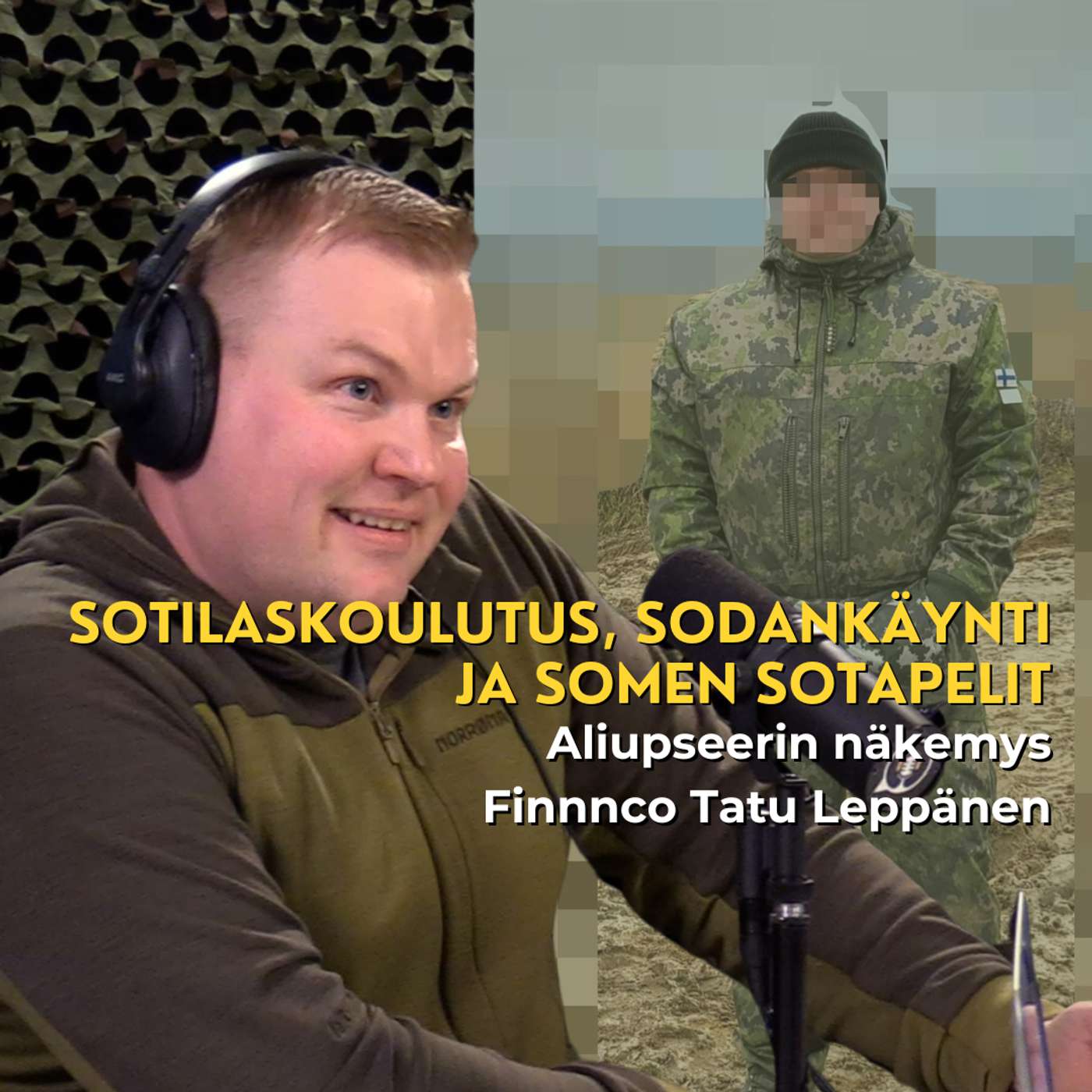 Sotilaskoulutus, sodankäynti ja somen sotapelit - Finnnco, pursimies Tatu Leppänen artwork