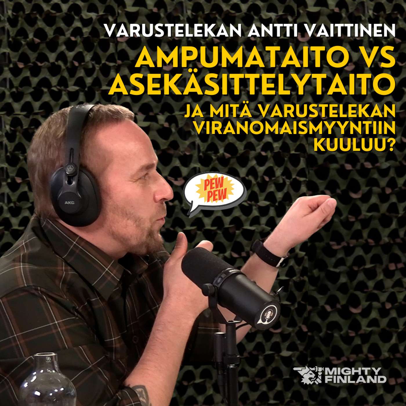 Ampumataidon ja asekäsittelyn kouluttaminen - Varustelekan Antti vaittinen osa 2 artwork