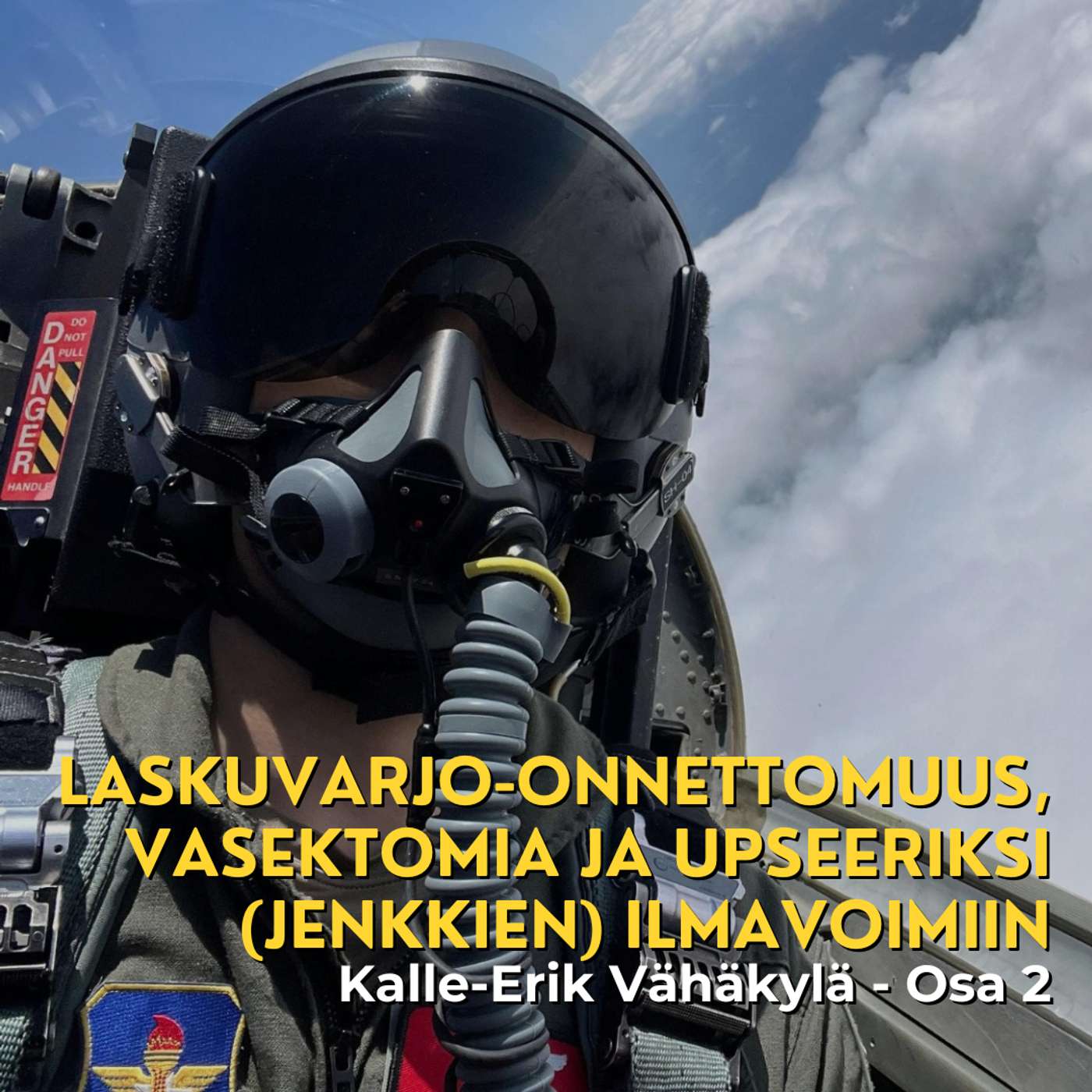 Laskuvarjo-onnettomuus, vasektomia ja upseeriksi (Jenkkien) Ilmavoimiin, osa 2 - Kalle-Erik Vähäkylä artwork