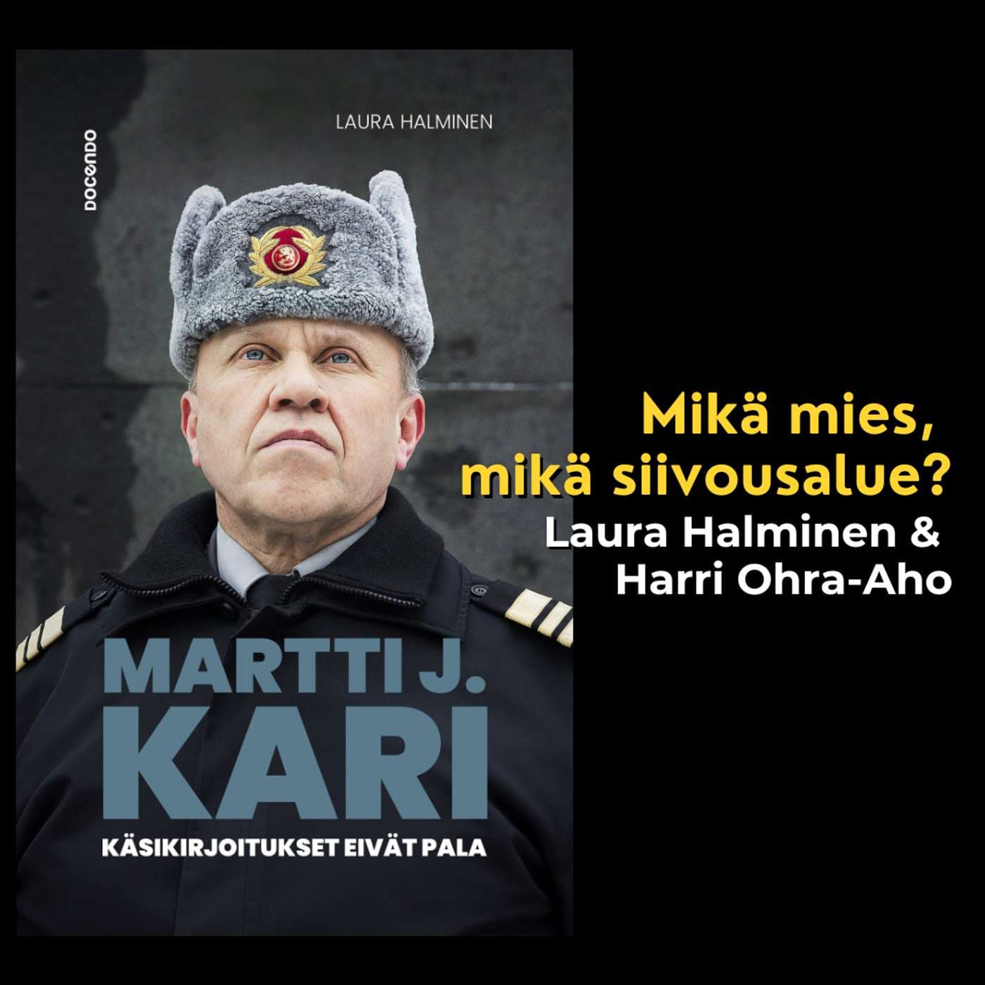 Martti J Kari: Mikä mies - mikä siivousalue? Laura Halminen & Harri Ohra-Aho artwork