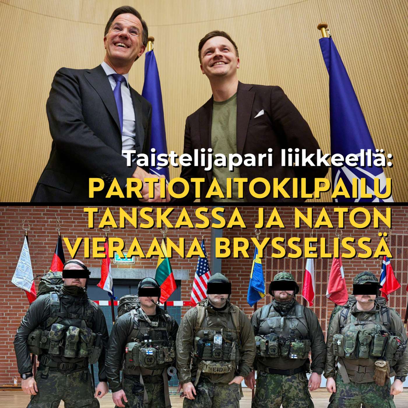 Partiotaitokilpailu Tanskassa ja Naton pääsihteerin tapaaminen Brysselissä artwork