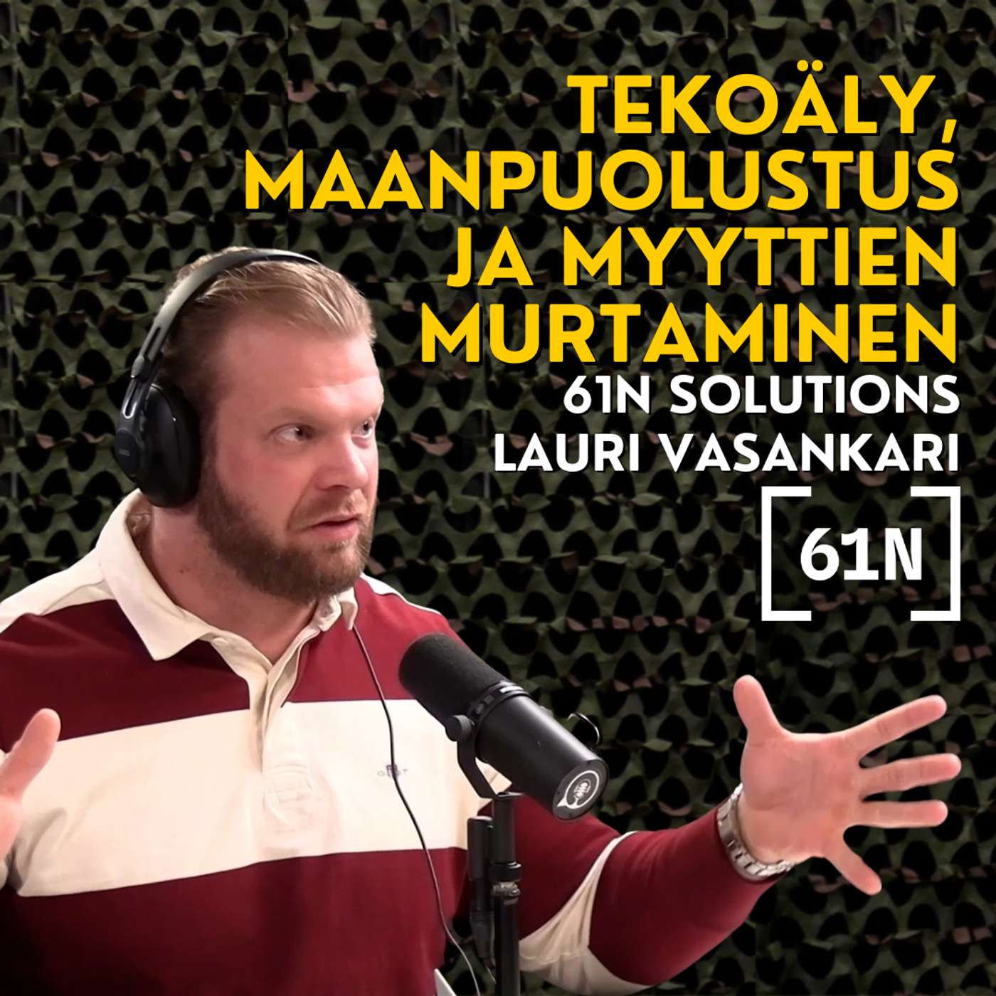 61N: Tekoäly, maanpuolustus ja merimiestarinoita - Lauri Vasankari artwork