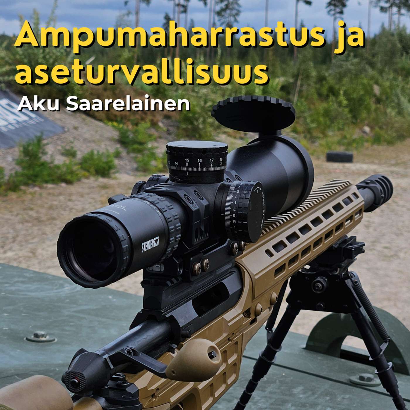 Ampumaharrastus ja aseturvallisuus - Aku Saarelainen artwork