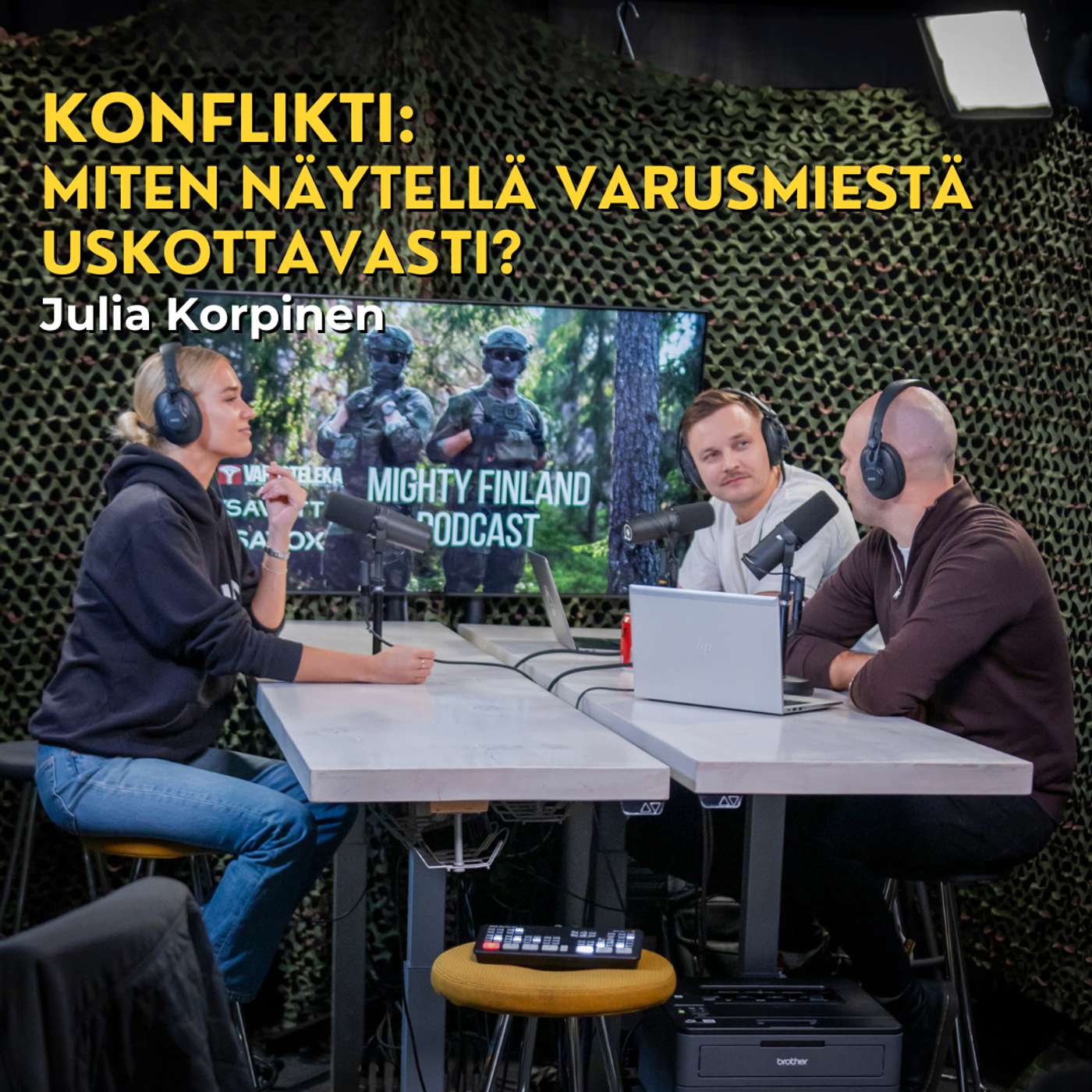 Konflikti: Miten näytellä sotilasta uskottavasti? Julia Korpinen artwork