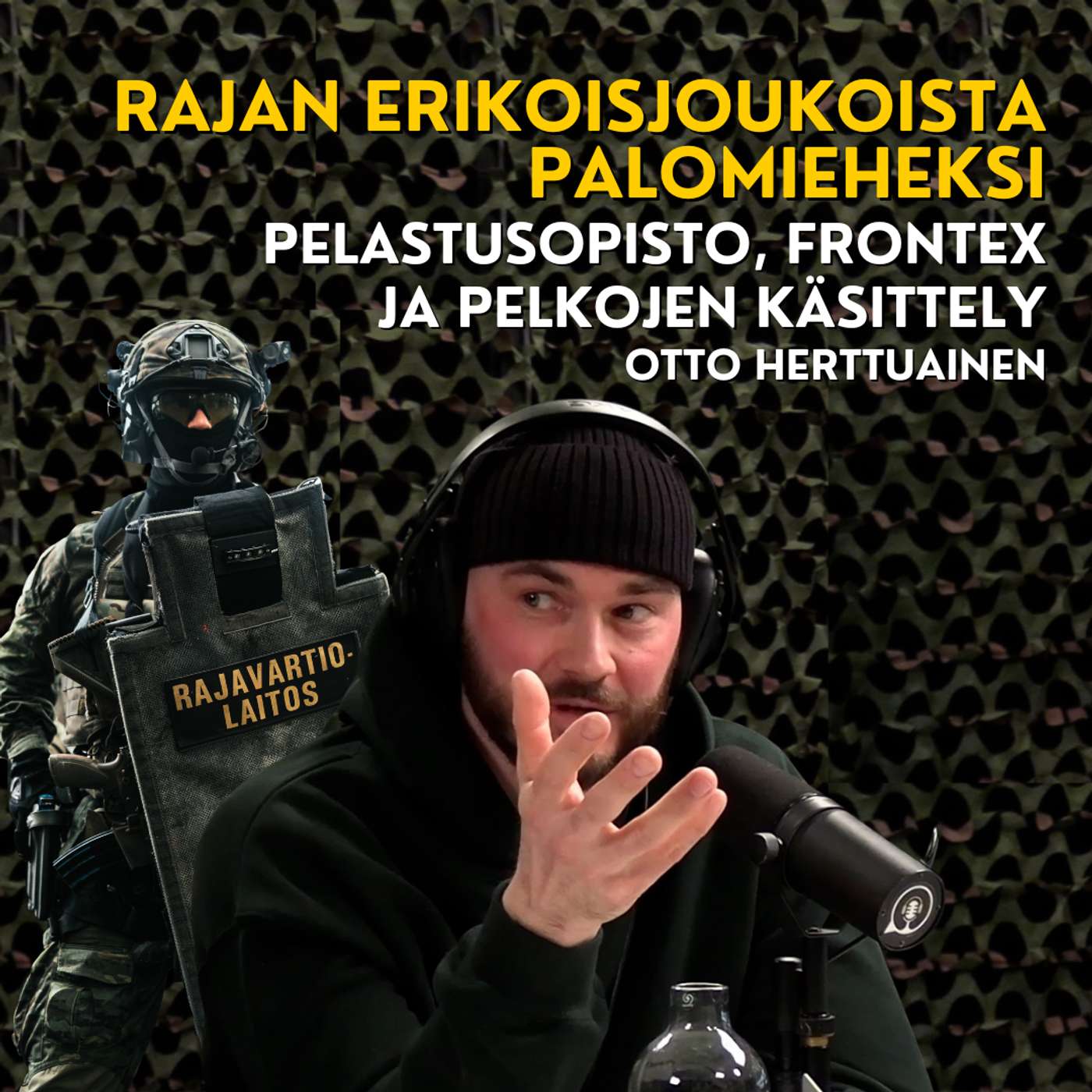 Rajan erikoisjoukoista palomieheksi: Pelastusopisto, Frontex ja pelkojen käsittely - Otto Herttuainen artwork